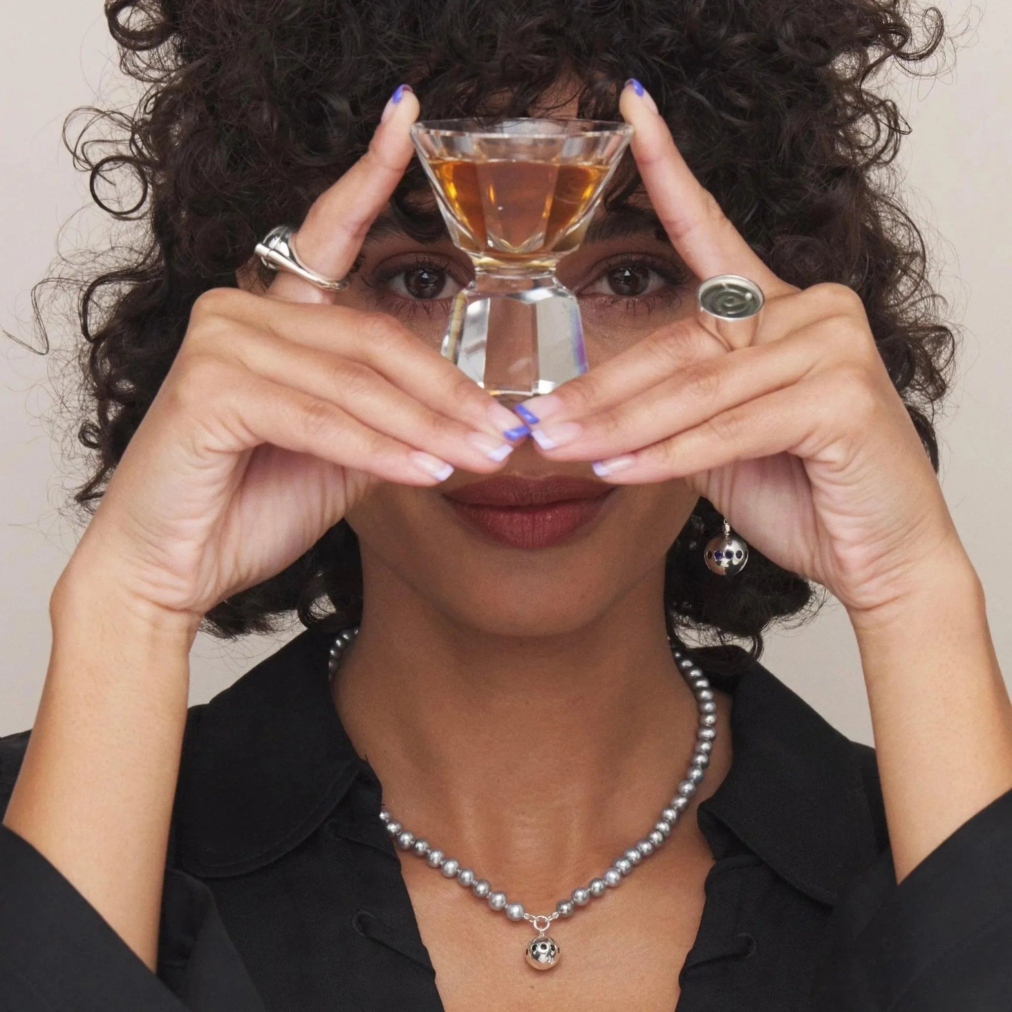 Nuni Noir Necklace by Monbouquette - At Present Jewelry