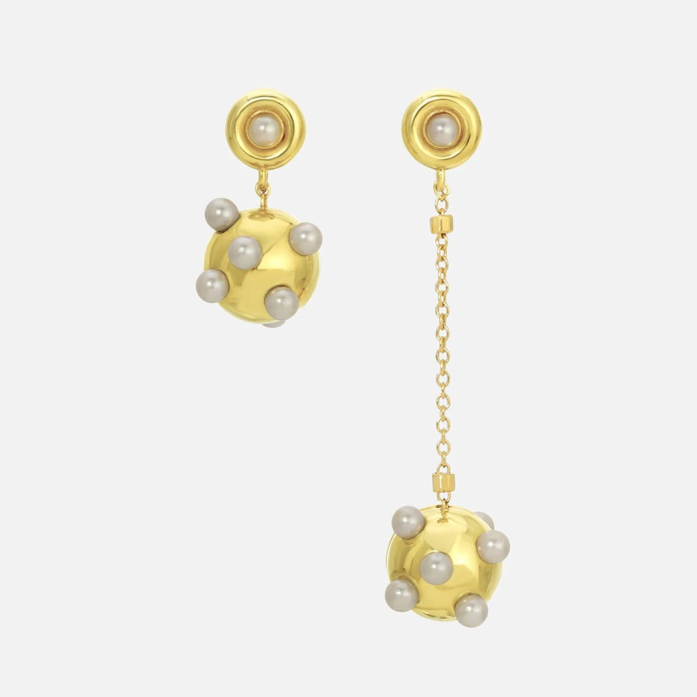 Orbitini Drop Earrings by Monbouquette - At Present Jewelry