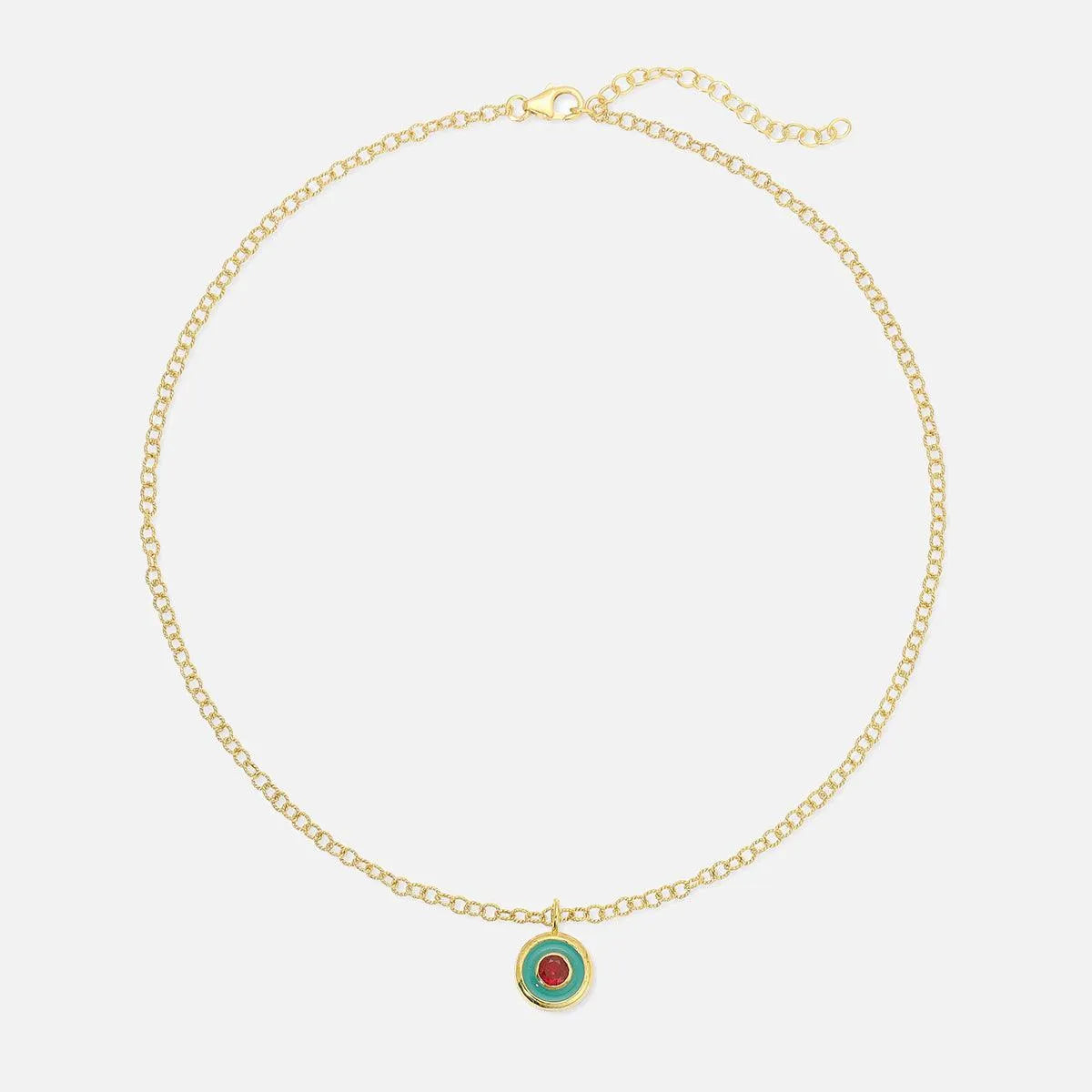 Reversible Coin Necklace by Monbouquette - At Present Jewelry