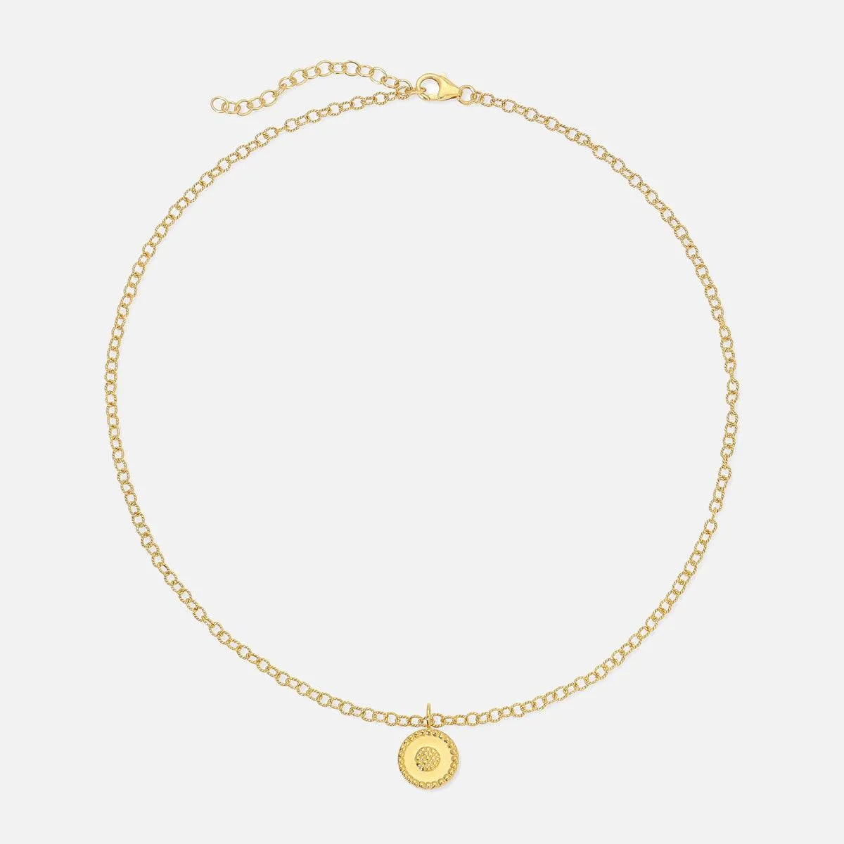 Reversible Coin Necklace by Monbouquette - At Present Jewelry