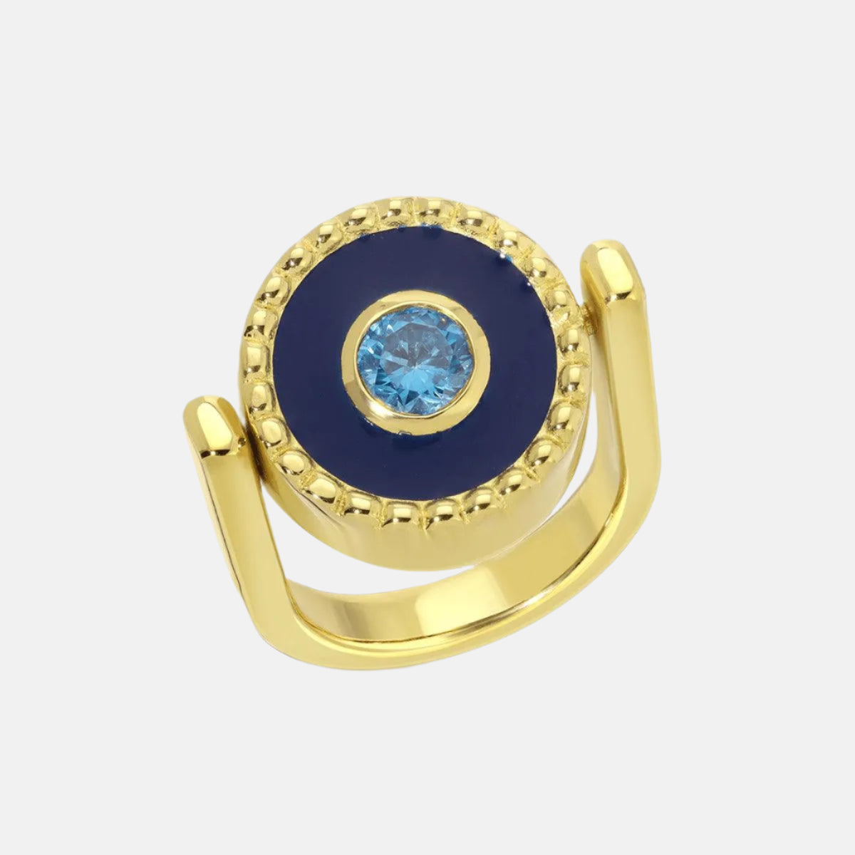 Reversible Coin Ring, Island by Monbouquette - At Present Jewelry