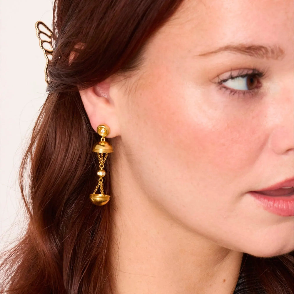 Shimmer Hatch Earrings by Monbouquette - At Present Jewelry