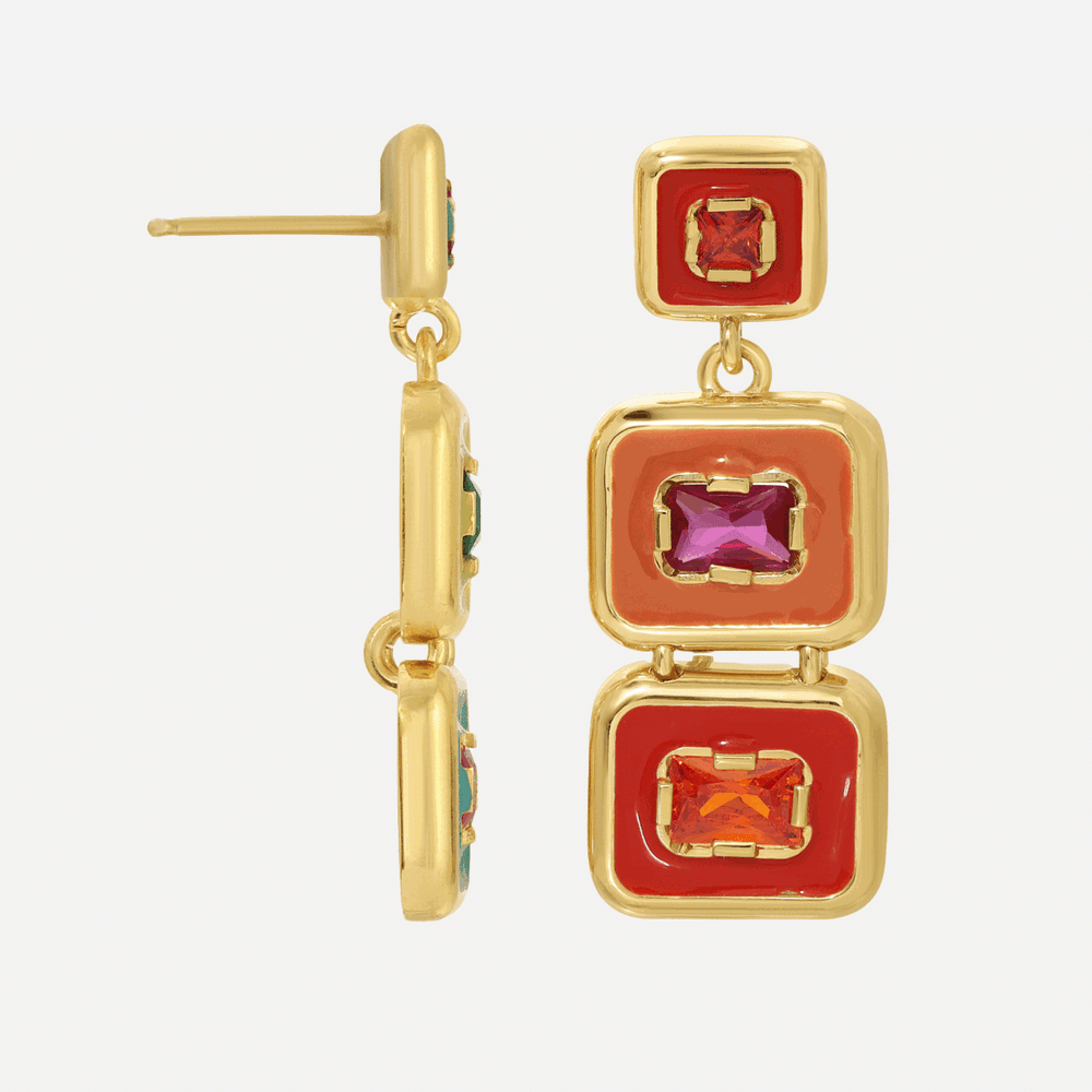 Sunny Snapback Earrings by Monbouquette - At Present Jewelry