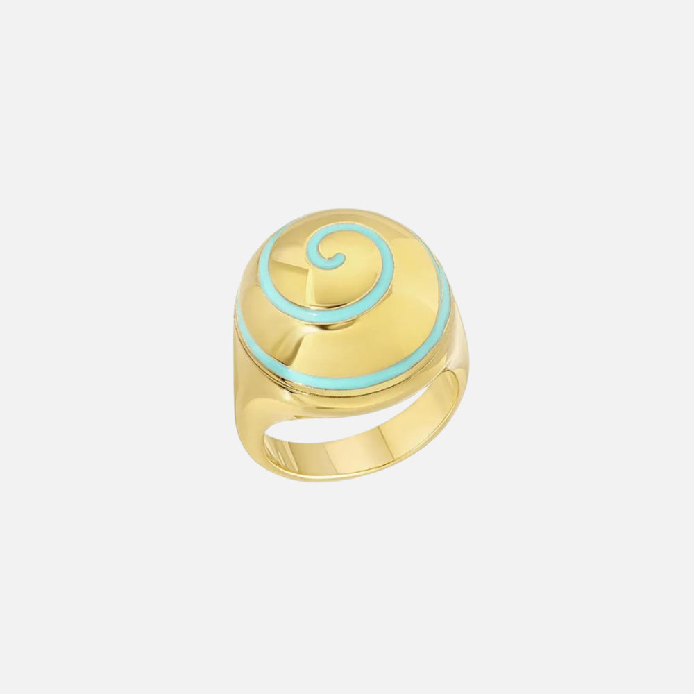 Swirl Pillbox Ring by Monbouquette - At Present Jewelry