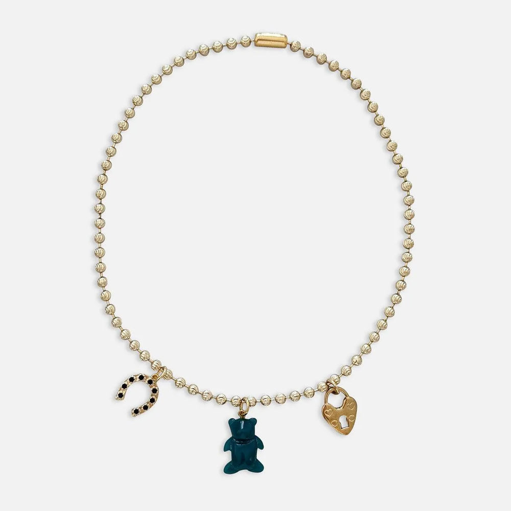 Beary Lucky Charm Necklace by NOTTE - At Present Jewelry