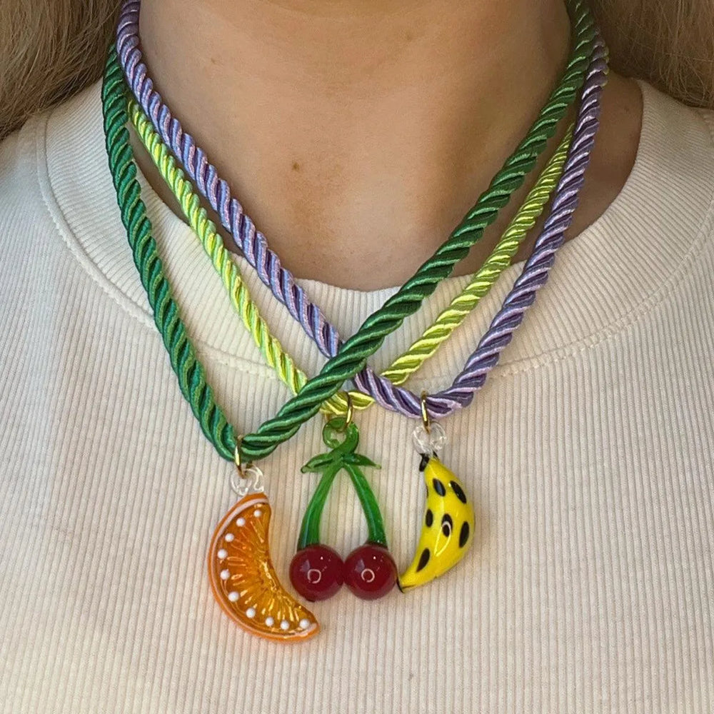 Frutta Necklace, Cherry by NOTTE - At Present Jewelry