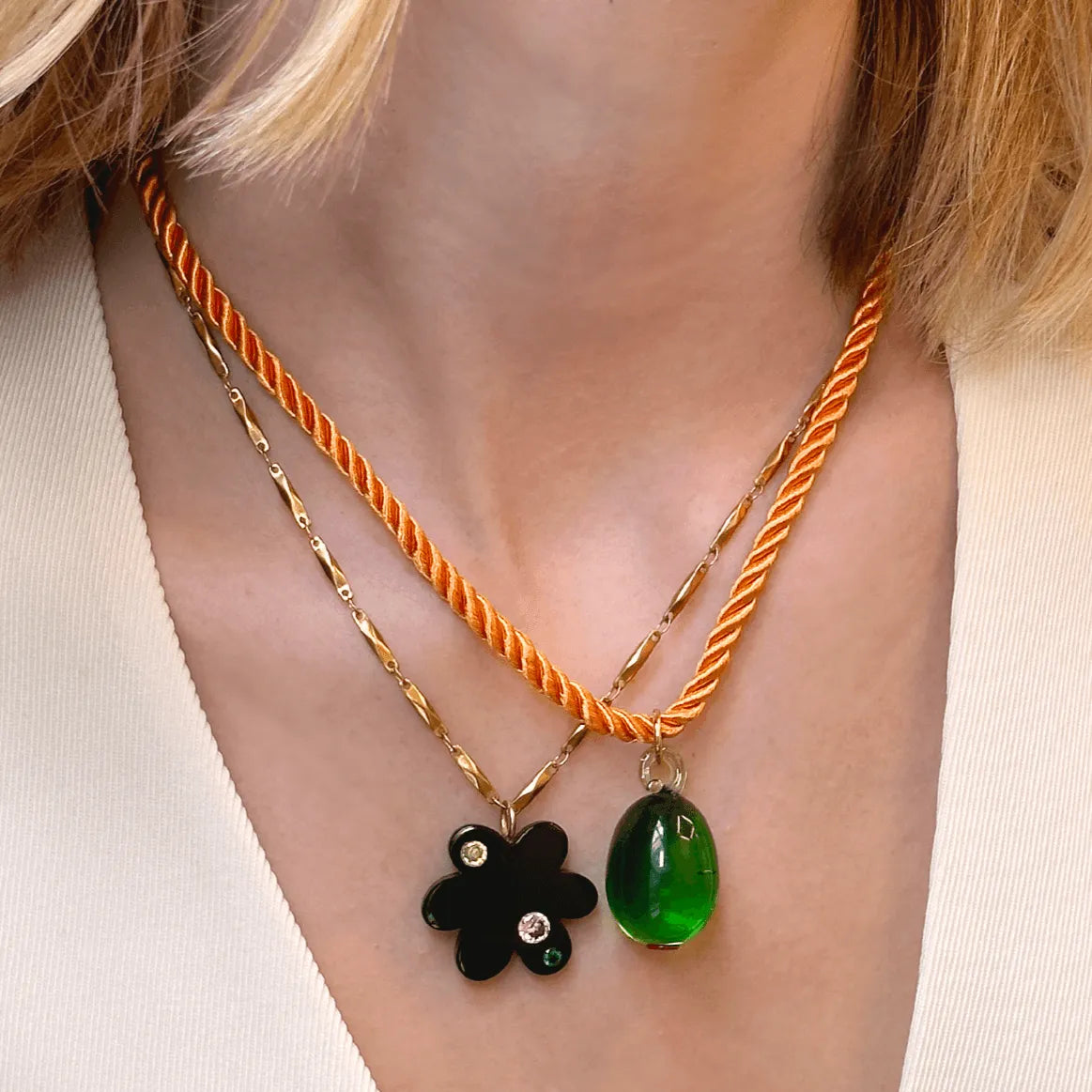 Frutta Necklace, Olive by NOTTE - At Present Jewelry