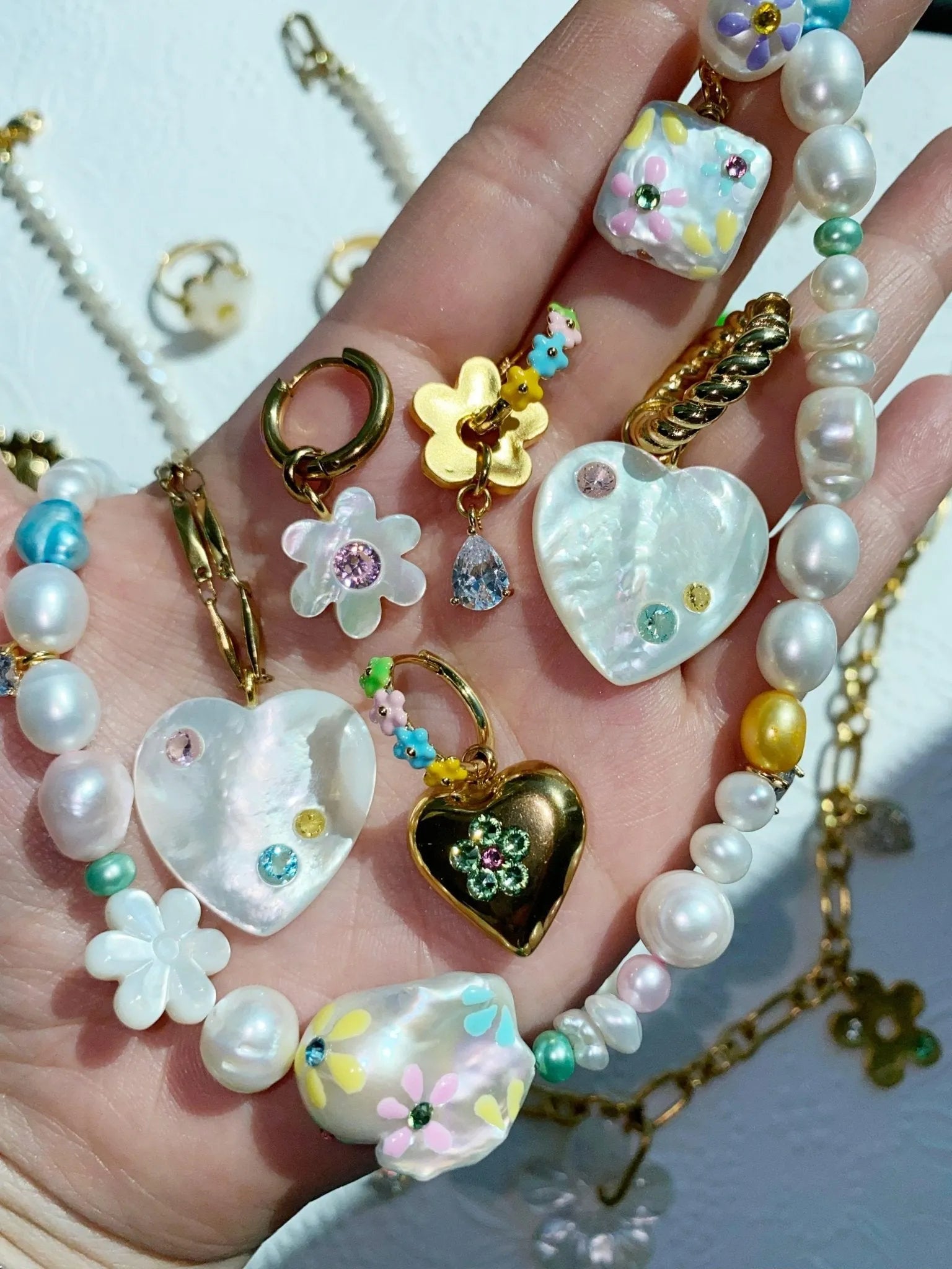 Heart to Heart Glow Earrings by NOTTE - At Present Jewelry