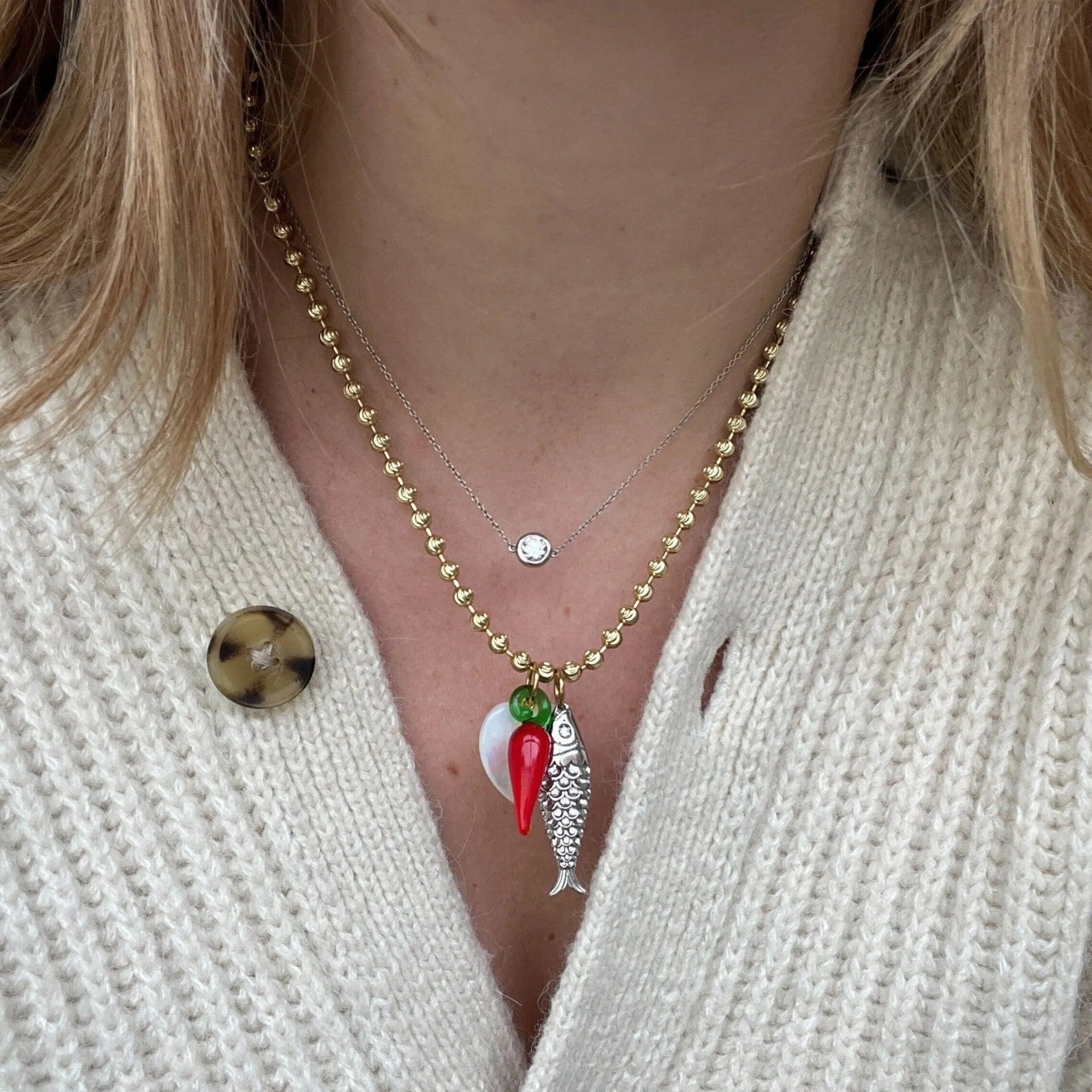 Spice Things Up Charm Necklace by NOTTE - At Present Jewelry