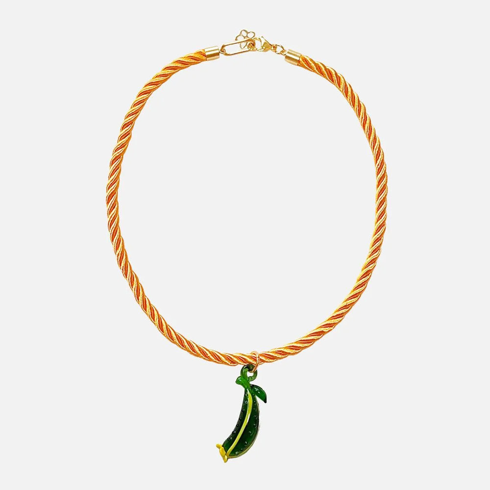 Veggie Necklace, Zucchini by NOTTE - At Present Jewelry