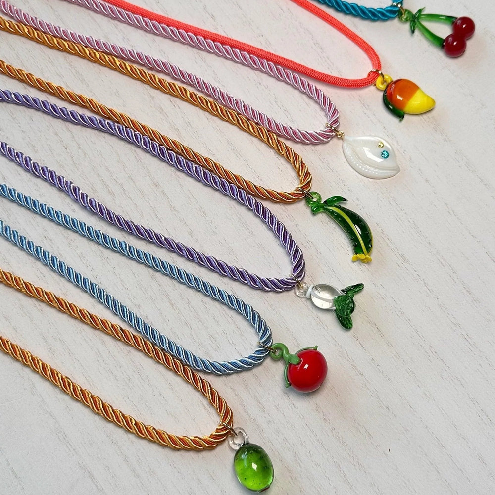 Veggie Necklace, Zucchini by NOTTE - At Present Jewelry
