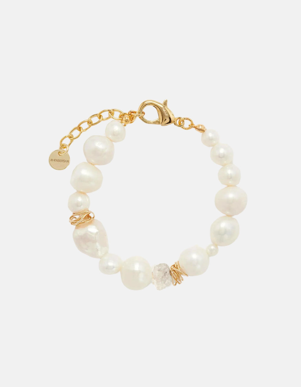 Milky Quartz Bracelet by Anita Berisha - At Present Jewelry