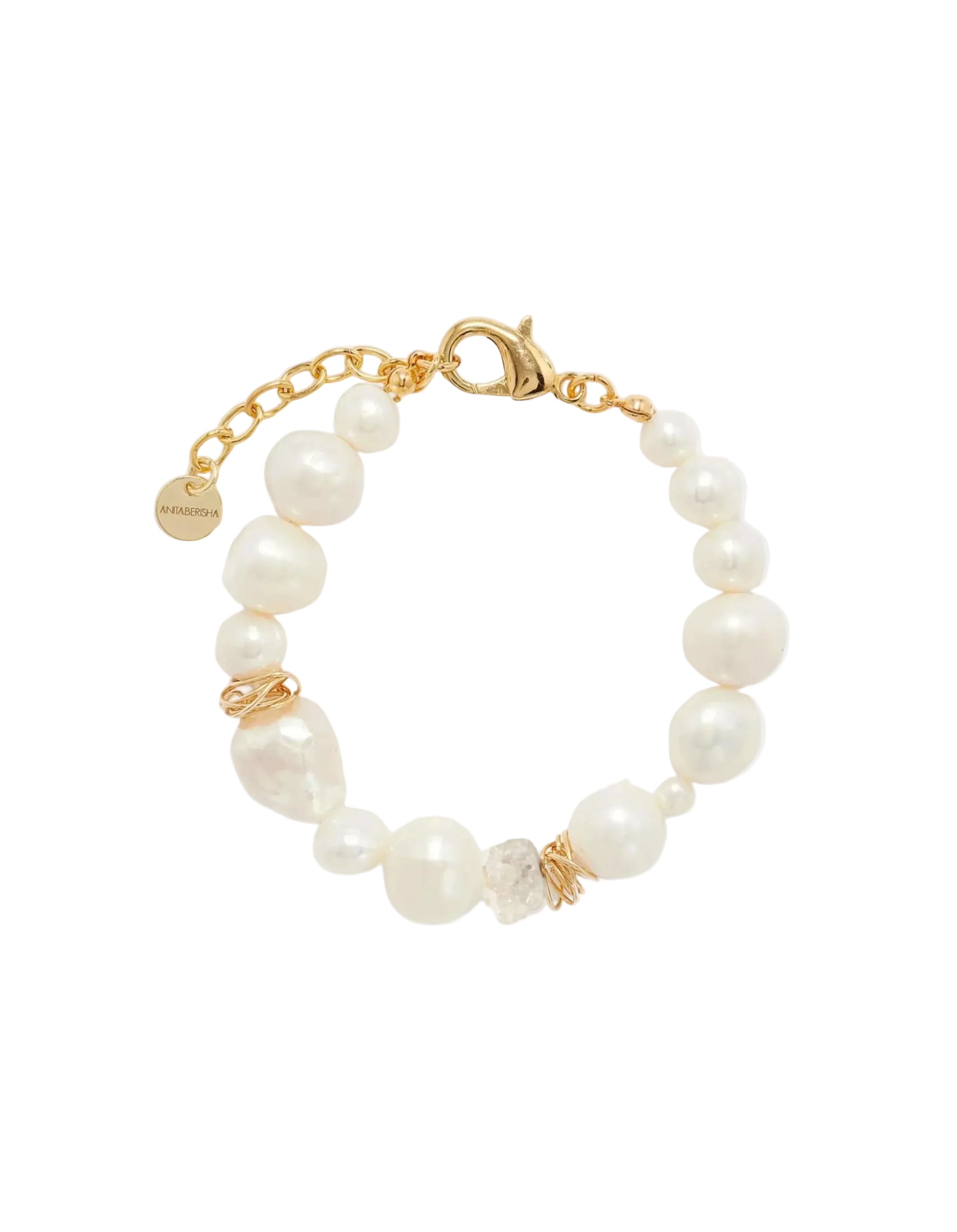 Milky Quartz Bracelet by Anita Berisha - At Present Jewelry