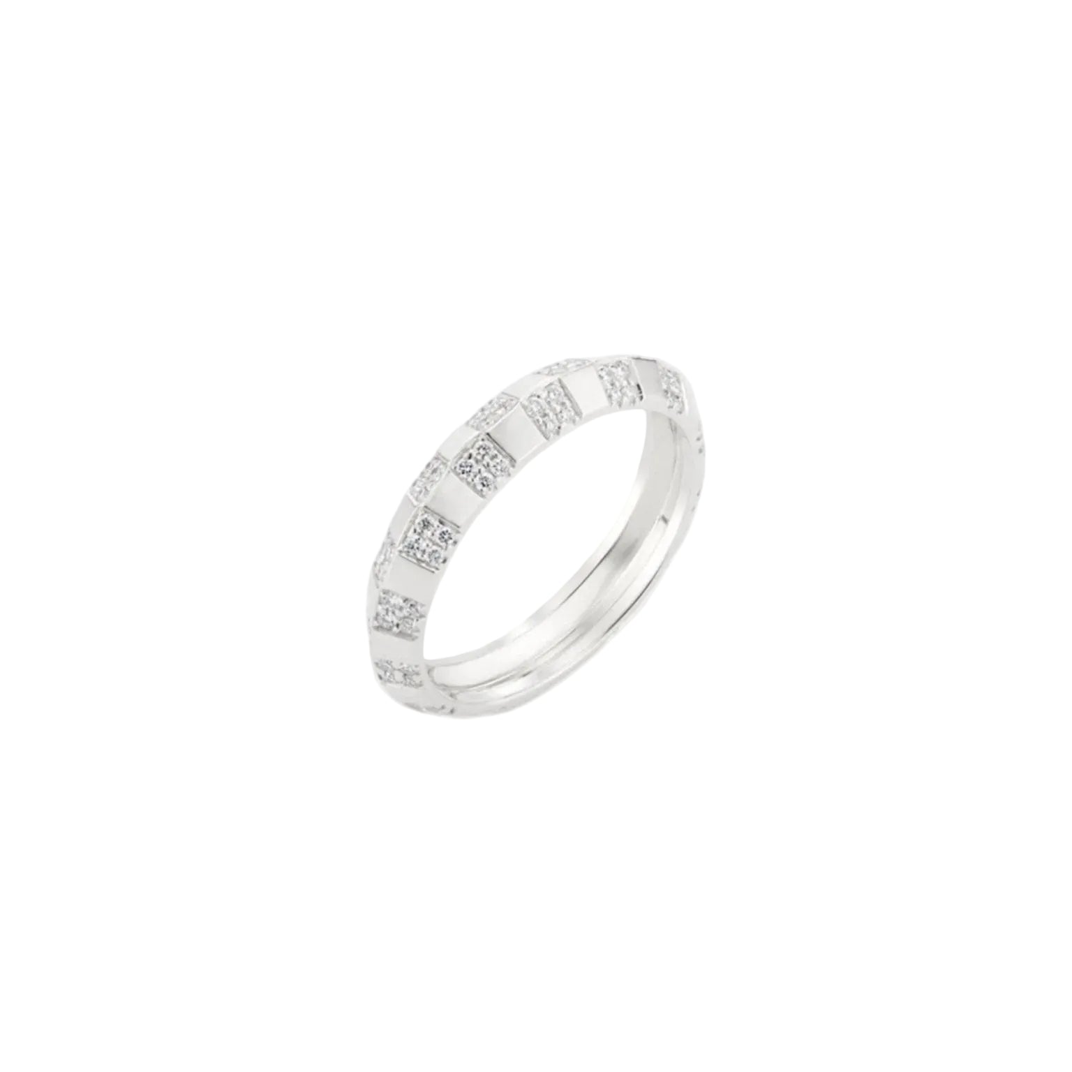 Pinstripe Strength Knife Edge Diamond Ring by Ri Noor - At Present Jewelry