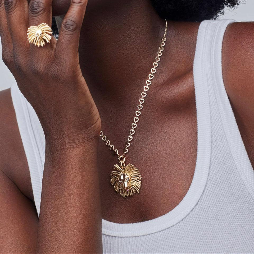 Roar Lion Locket by Eden Presley - At Present Jewelry