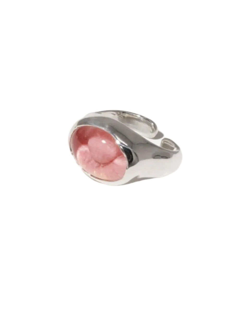 Oval Sculpture Ear Cuff