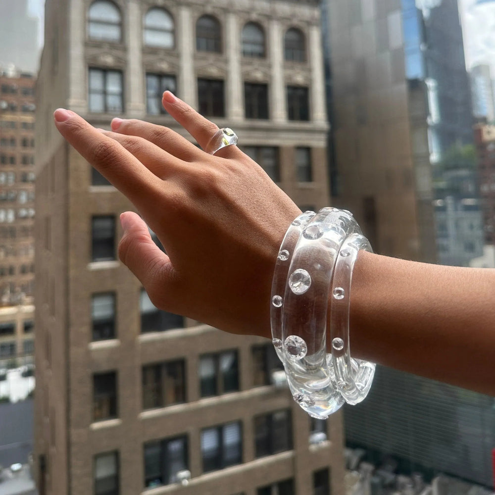 Slim Lucid Bangle by Sarah Noor - At Present Jewelry