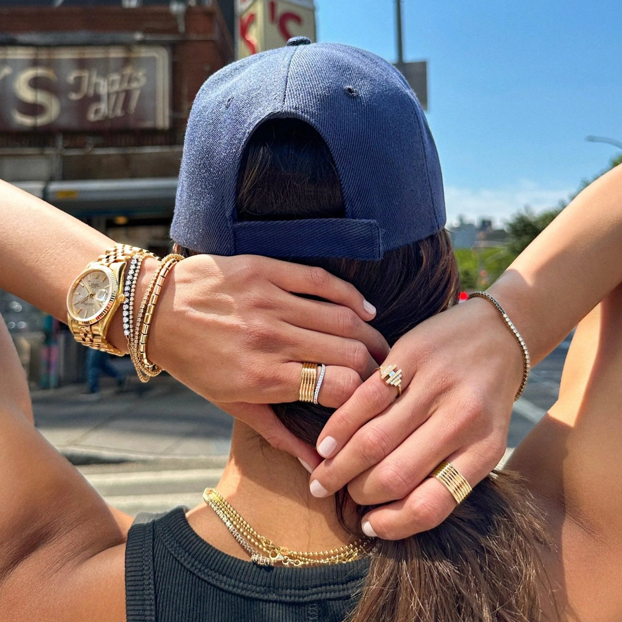 Simone Partial Tennis Bracelet by Selin Kent - At Present Jewelry