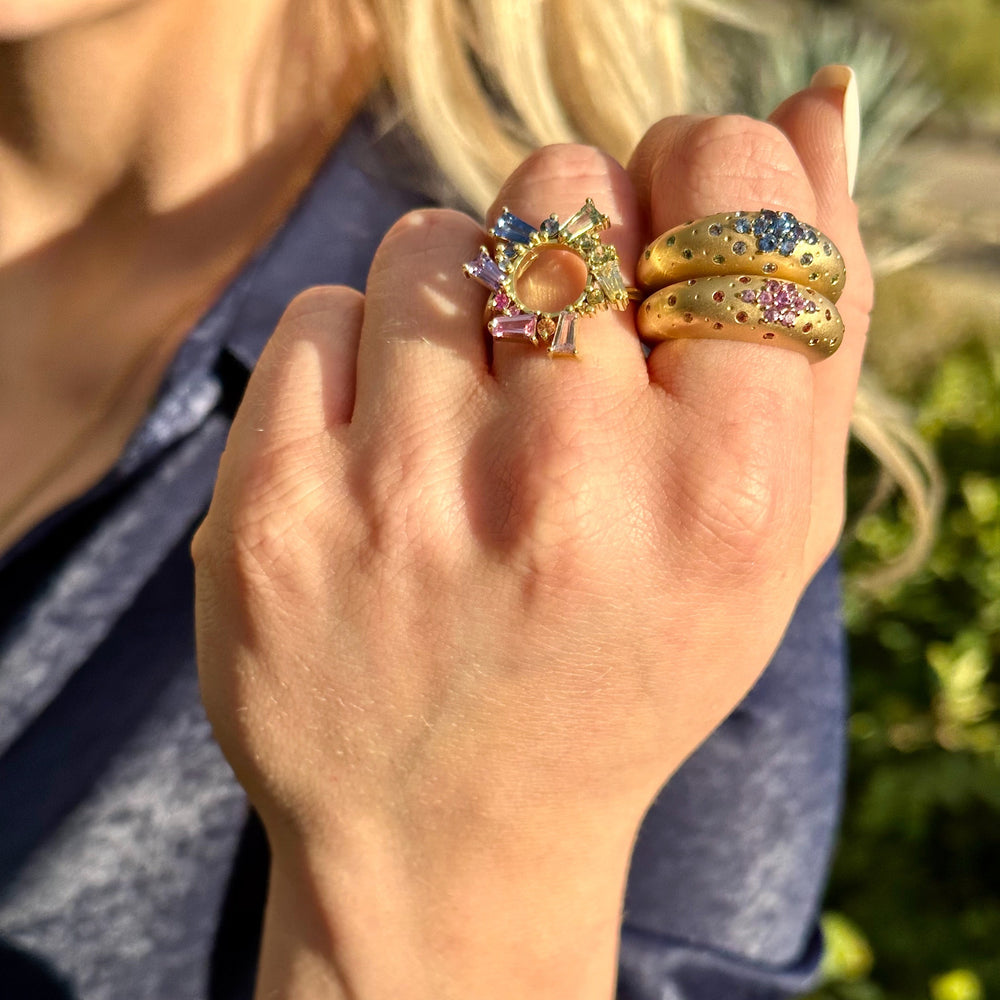 Sunset Stacking Ring by Meredith Young - At Present Jewelry
