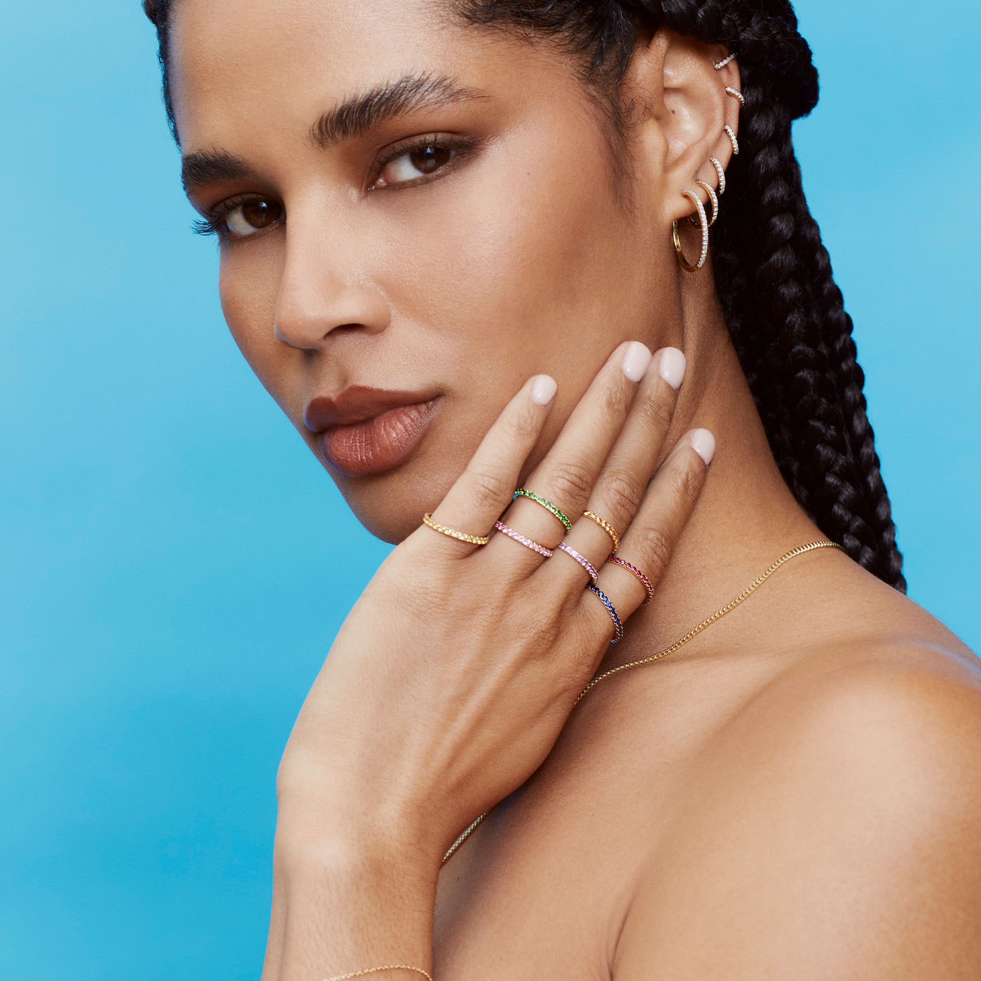 Standard Sapphire Eternity Band by Eriness - At Present Jewelry