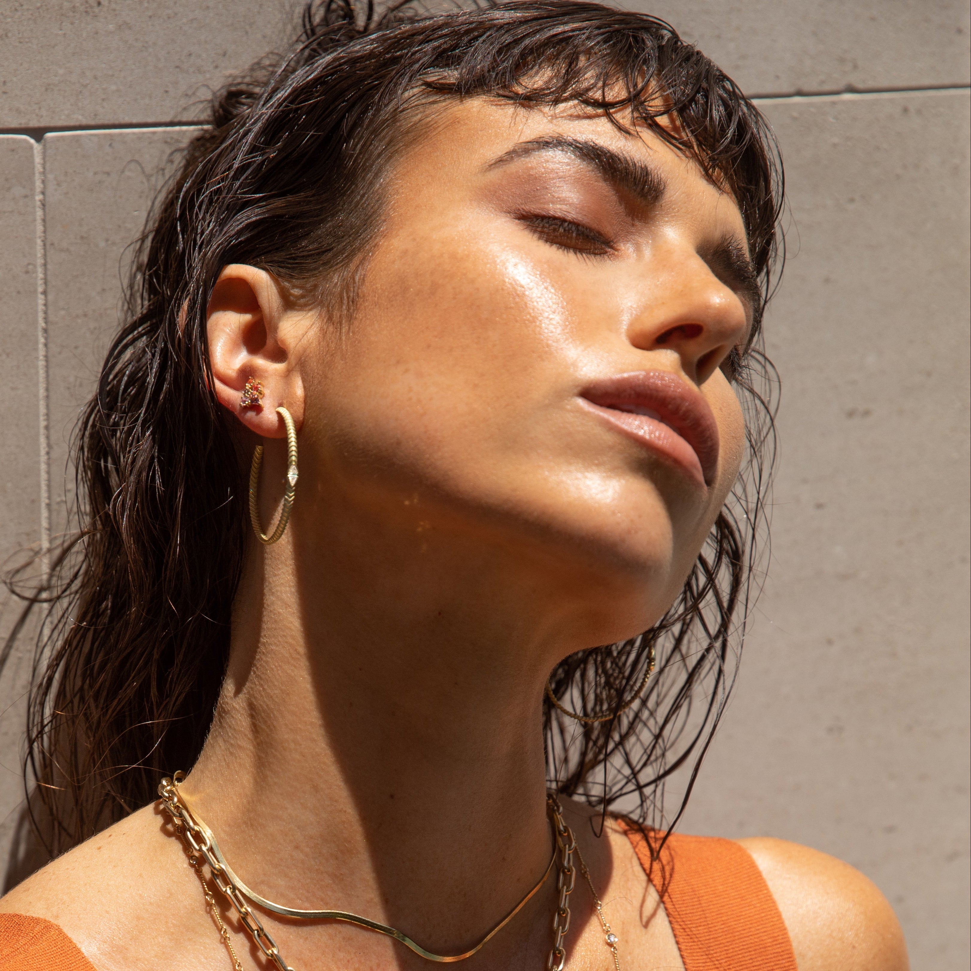 Sunset Cluster Earrings by Meredith Young - At Present Jewelry