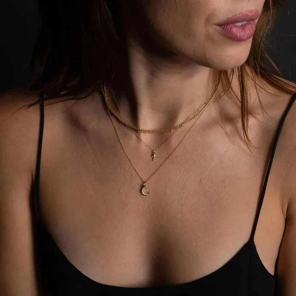 Silver Itty Bitty Charm Necklace, Star by Talon Jewelry - At Present Jewelry