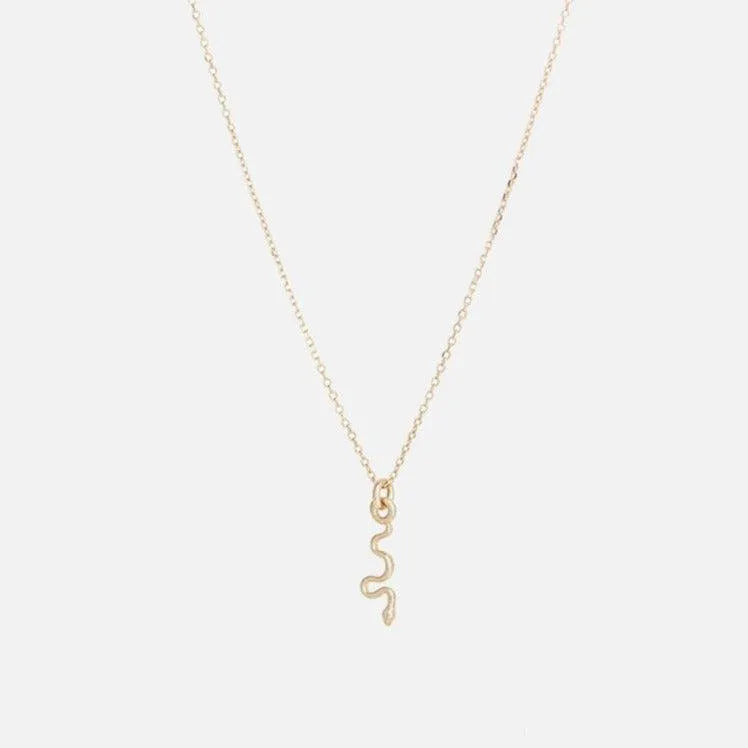 Itty Bitty Charm Necklace, Mushroom by Talon Jewelry - At Present Jewelry