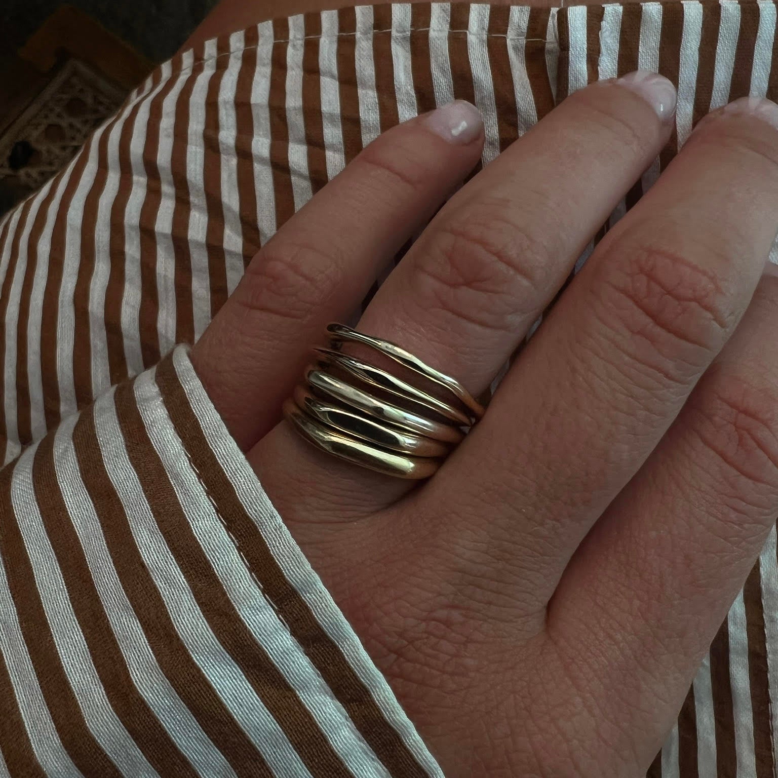 Skinny Manda Ring by Rebecca Pinto - At Present Jewelry