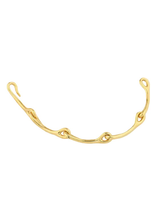 Sabine Link Bracelet in Vermeil by MM Druck - At Present Jewelry
