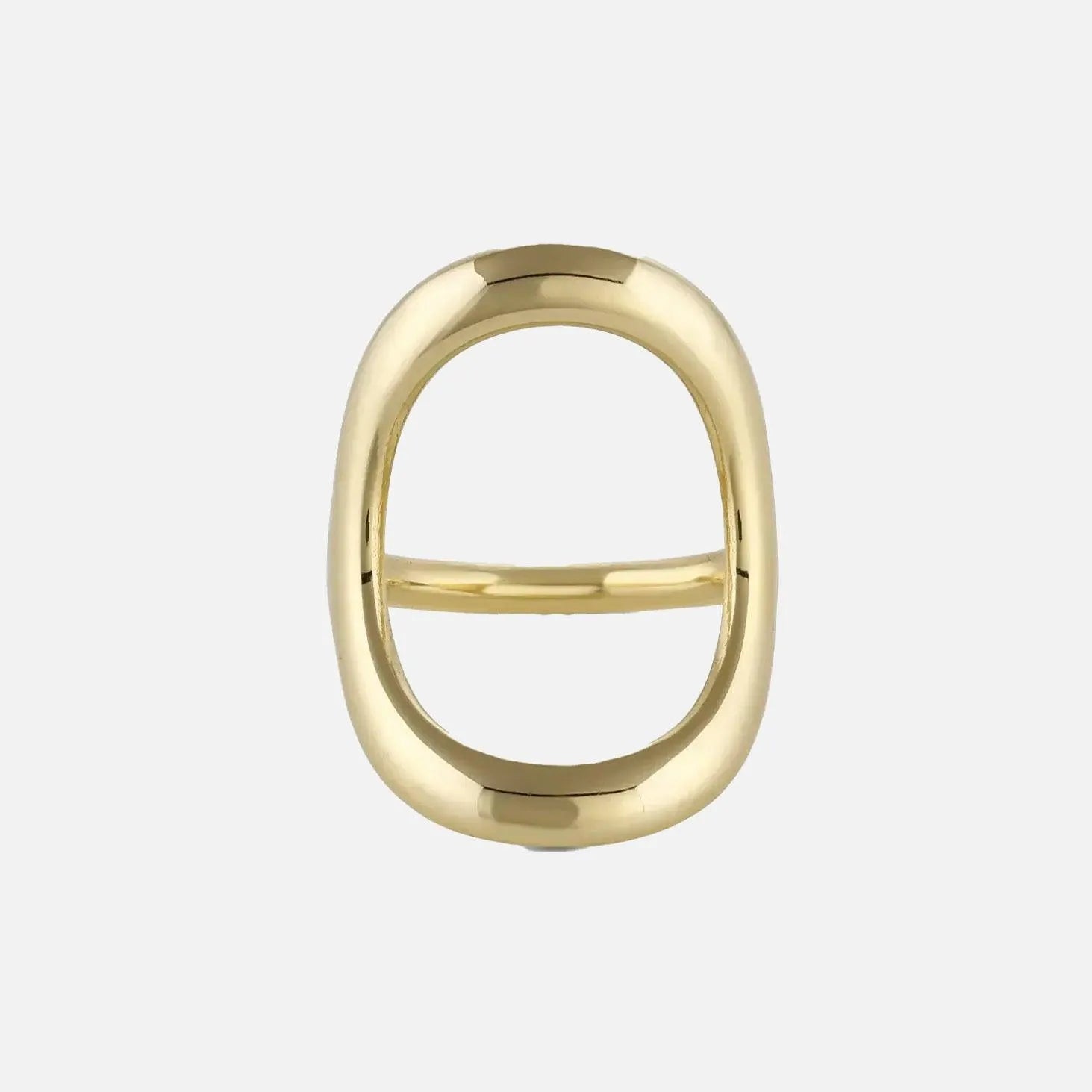 Bold Continuity Ring by White/Space - At Present Jewelry