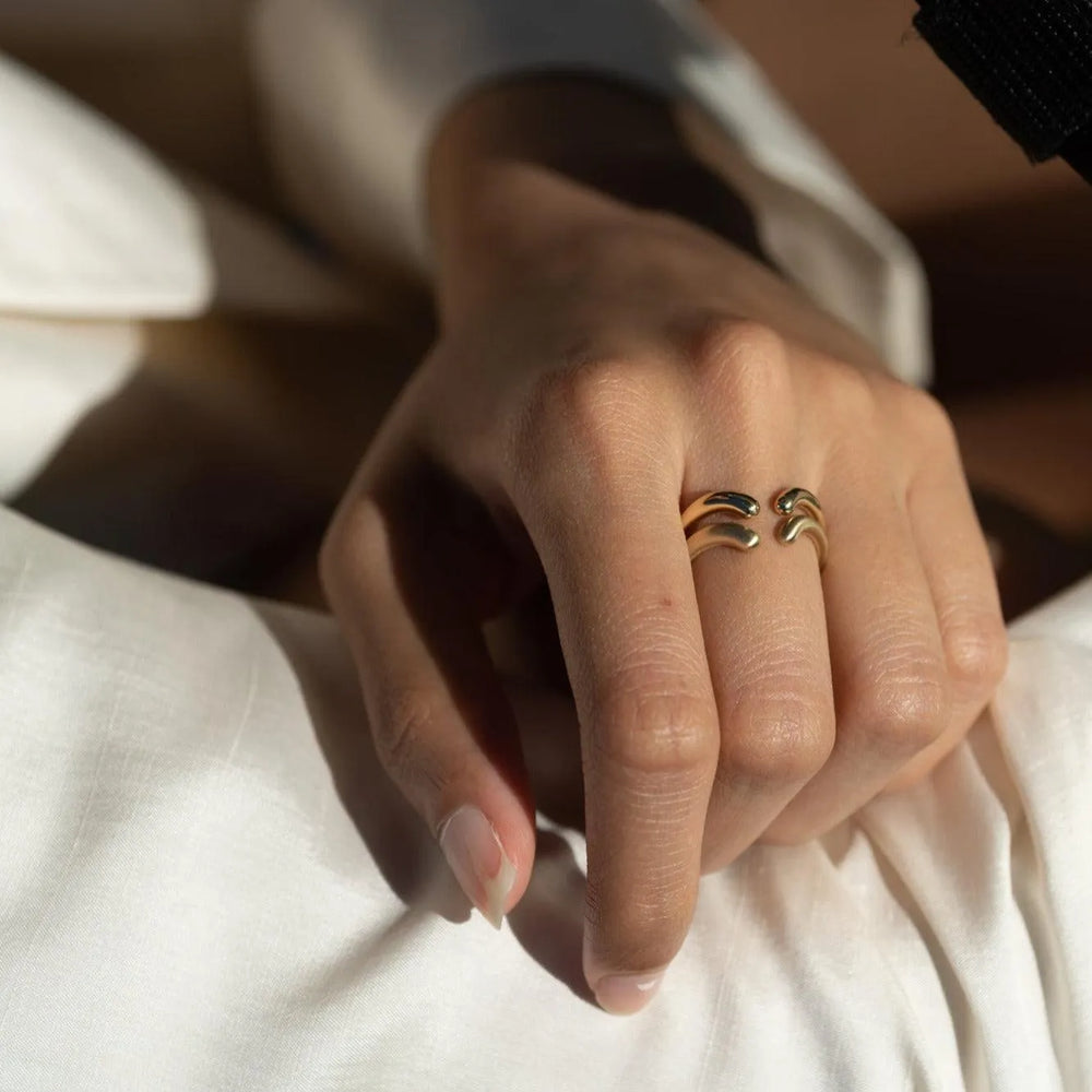 Nesting Cuff by White/Space - At Present Jewelry