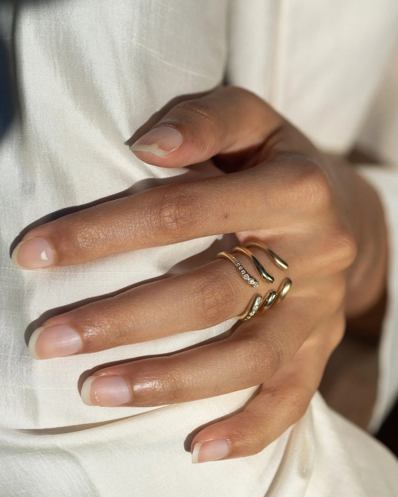 Nesting Cuff by White/Space - At Present Jewelry