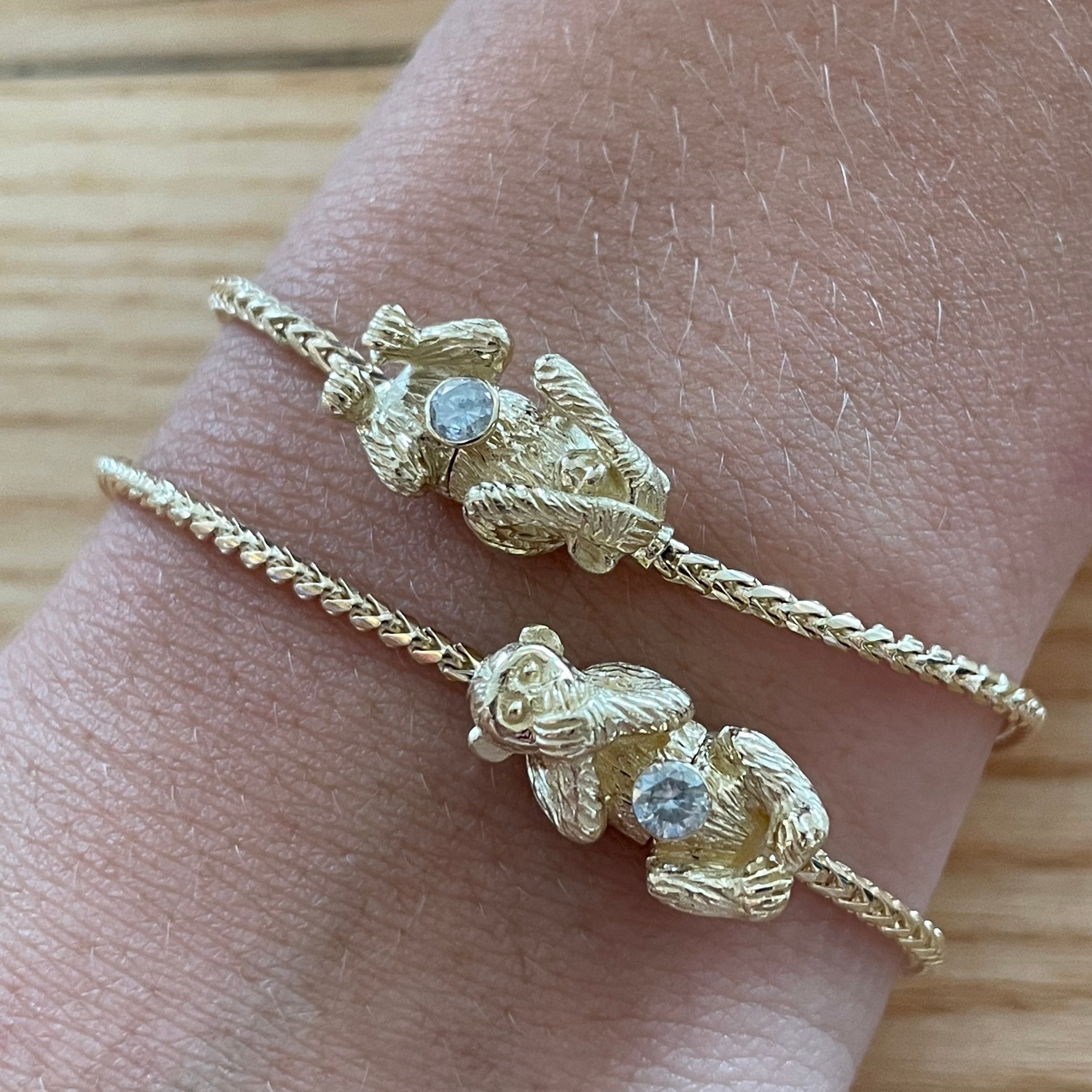 Wise Monkeys Bracelet by Eden Presley - At Present Jewelry