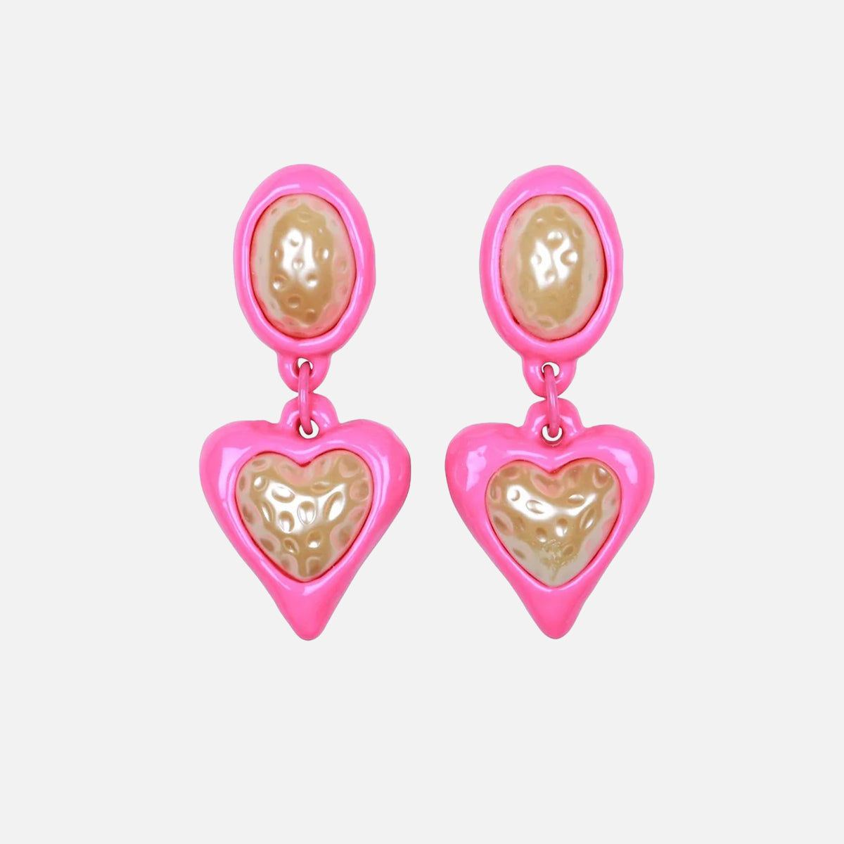 Night Fever Earrings, Pink