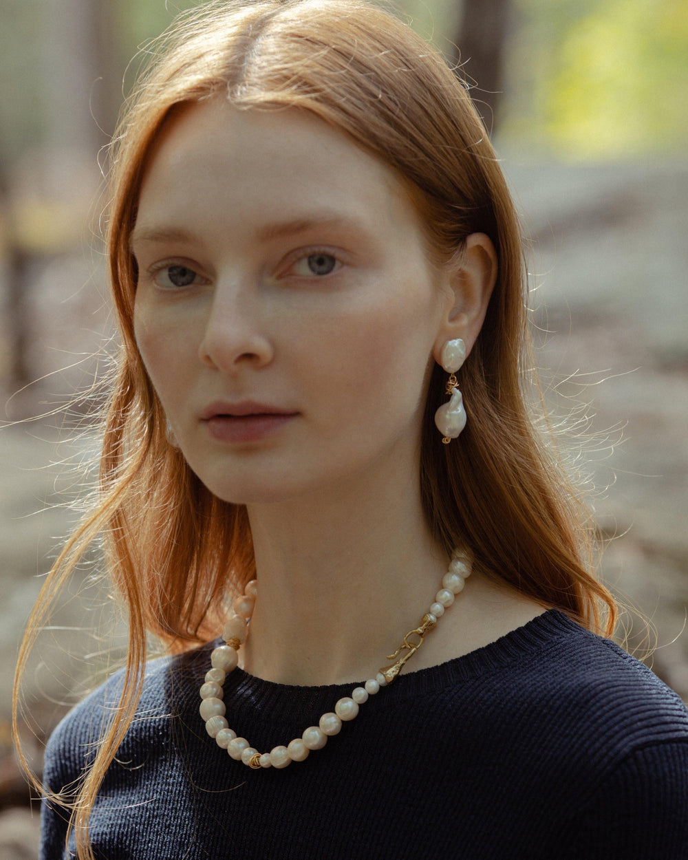 Anita Berisha Milky Quartz Collar - At Present Jewelry