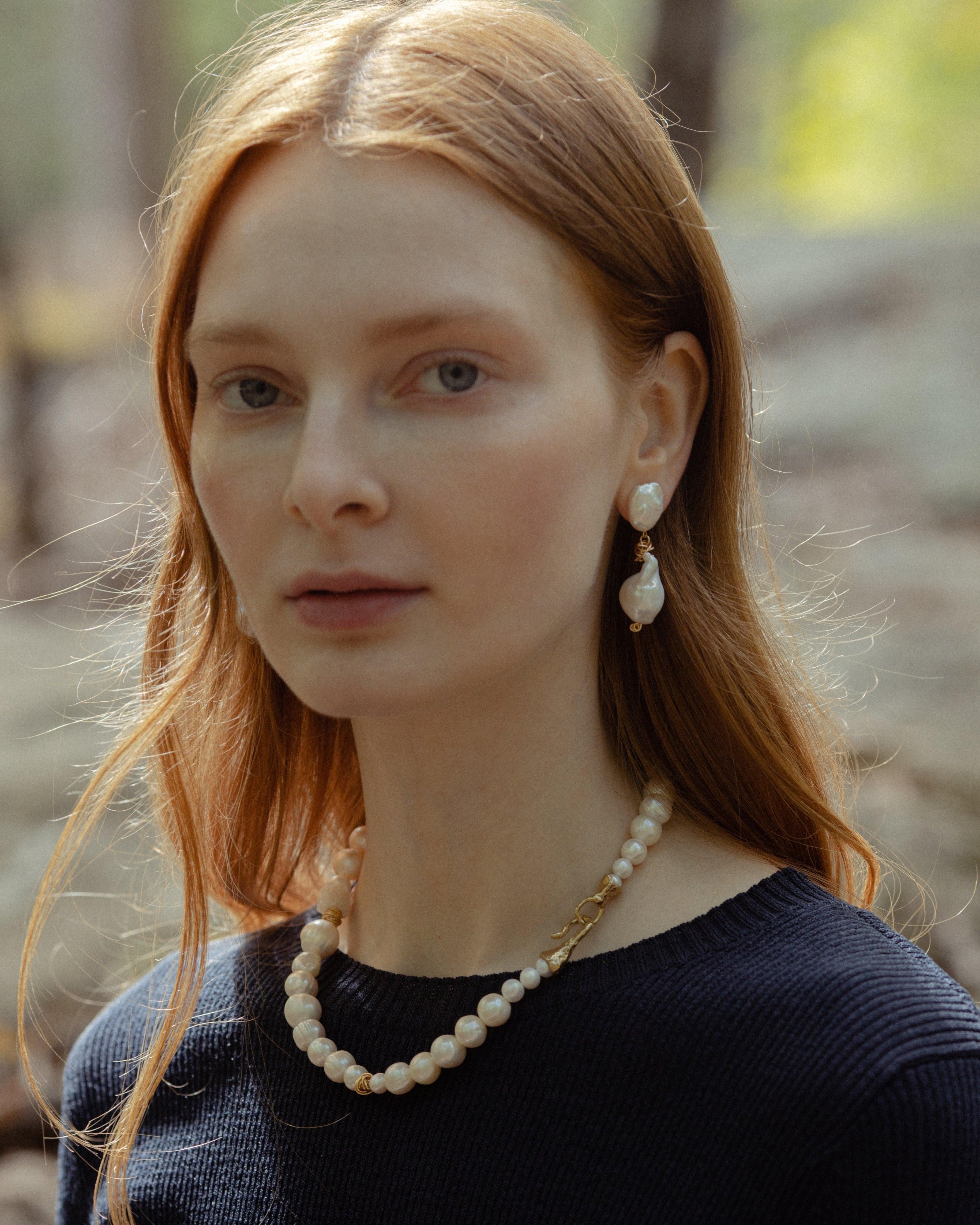 Anita Berisha Milky Quartz Collar - At Present Jewelry