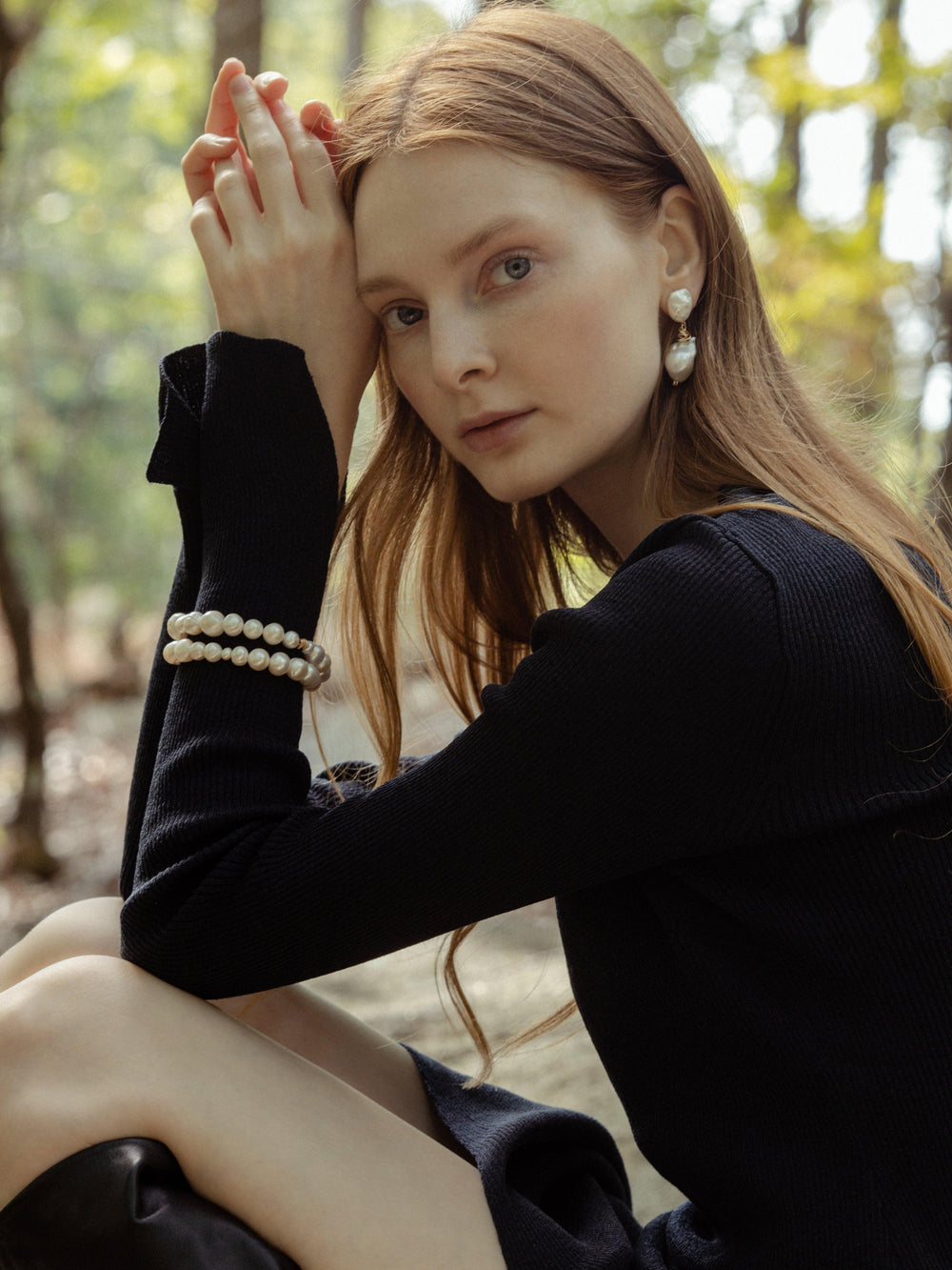 Anita Berisha Milky Quartz Collar - At Present Jewelry