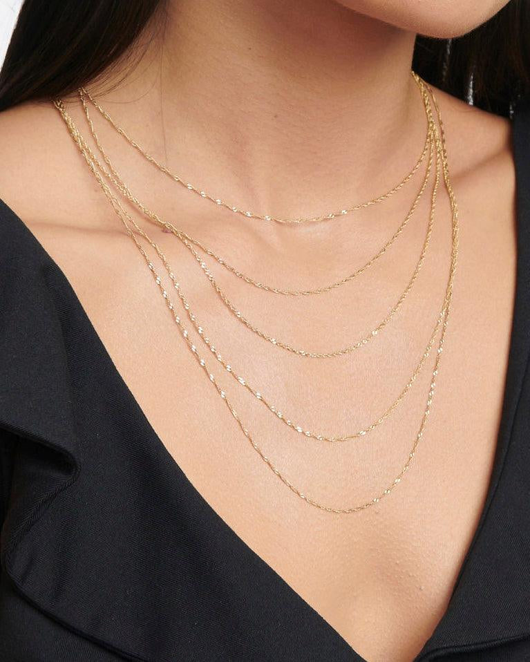 1.2mm Singapore Chain by Ariel Gordon Jewelry - At Present Jewelry