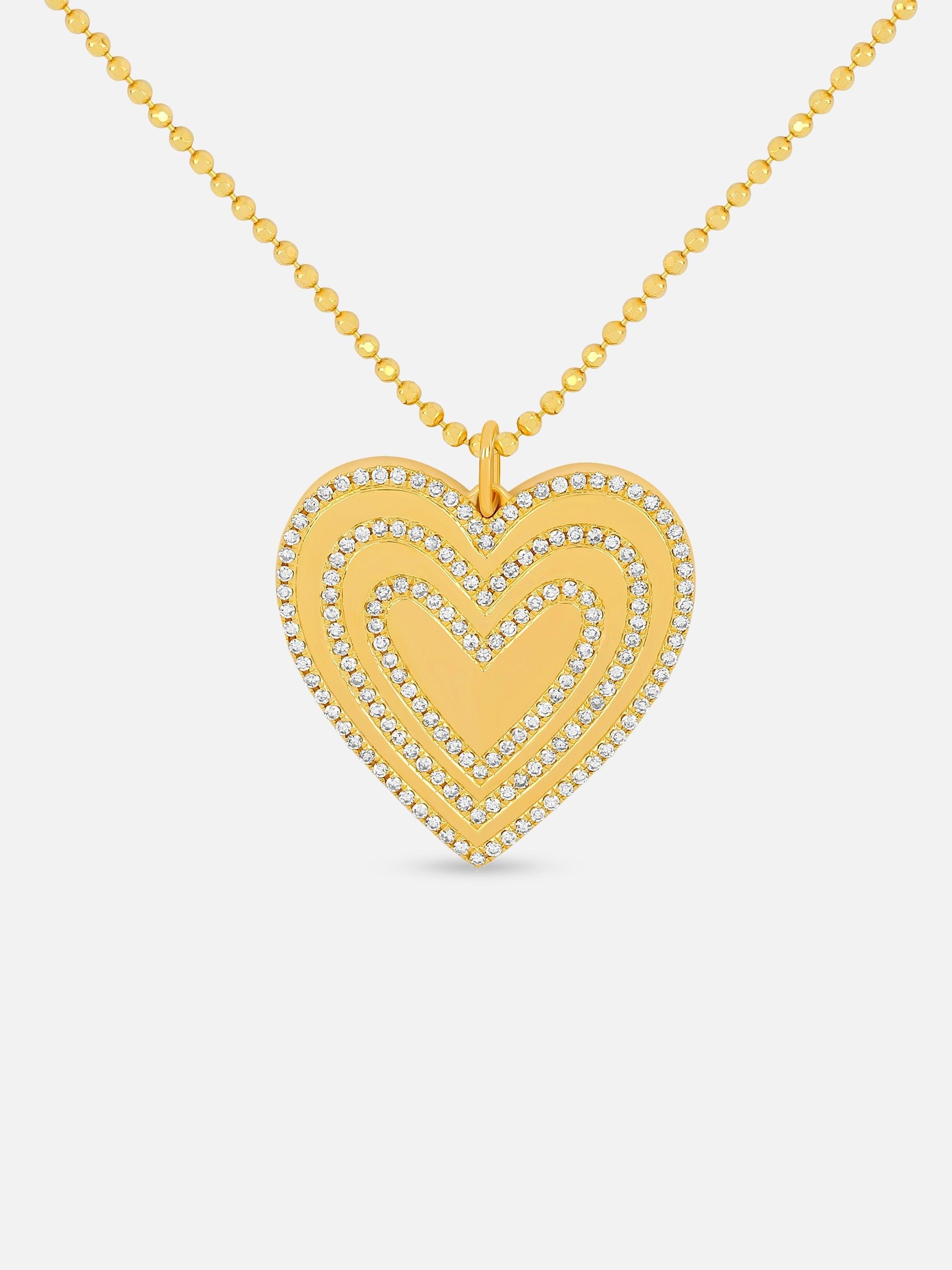 Costco on sale heart pendant