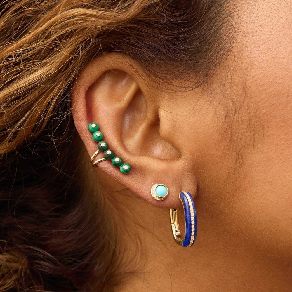 Bubbles Single Row Ear Cuff by Eden Presley - At Present Jewelry