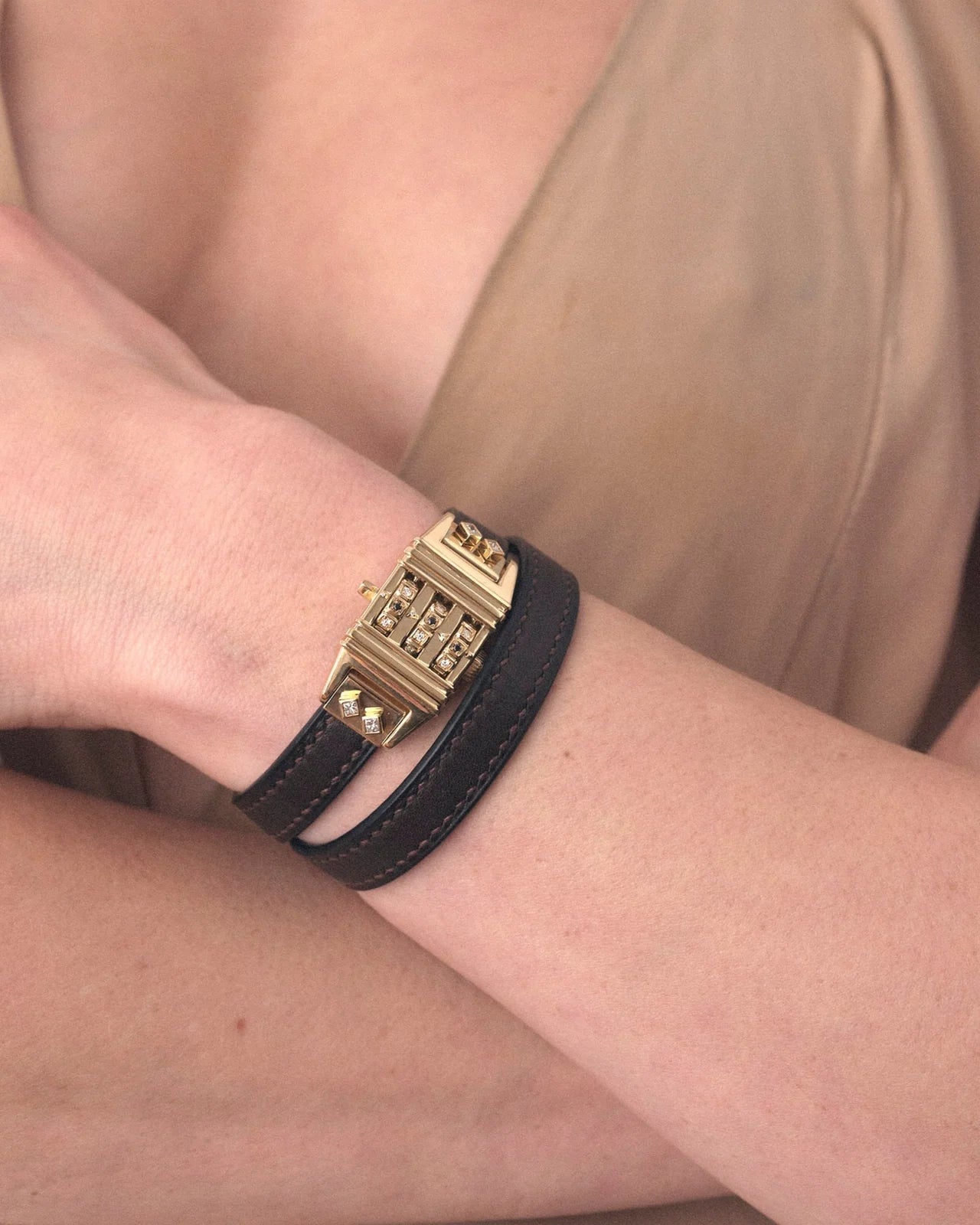 Sterling Silver Leather Code by James Banks Design - At Present Jewelry