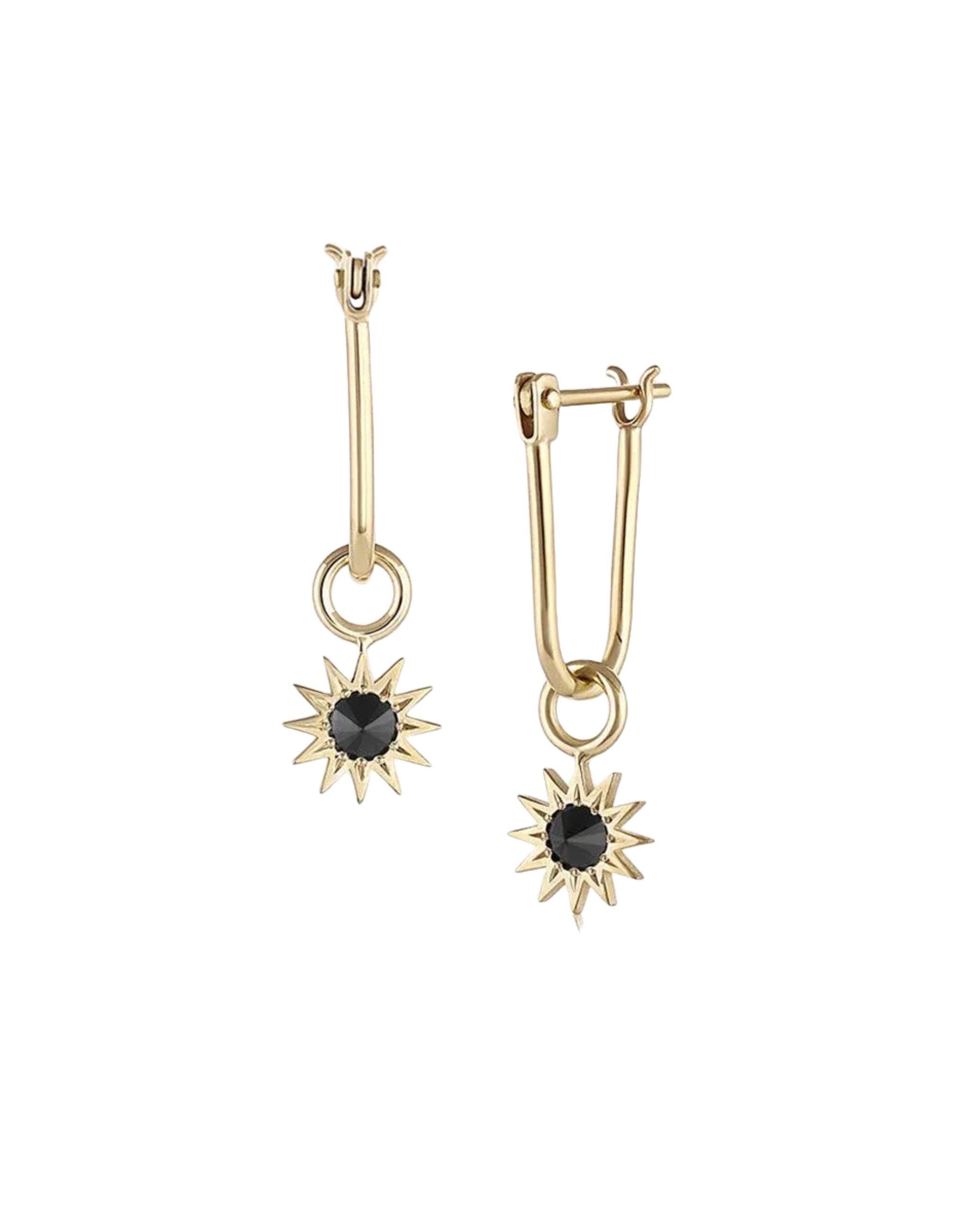 Inverted Diamond Spur Earring