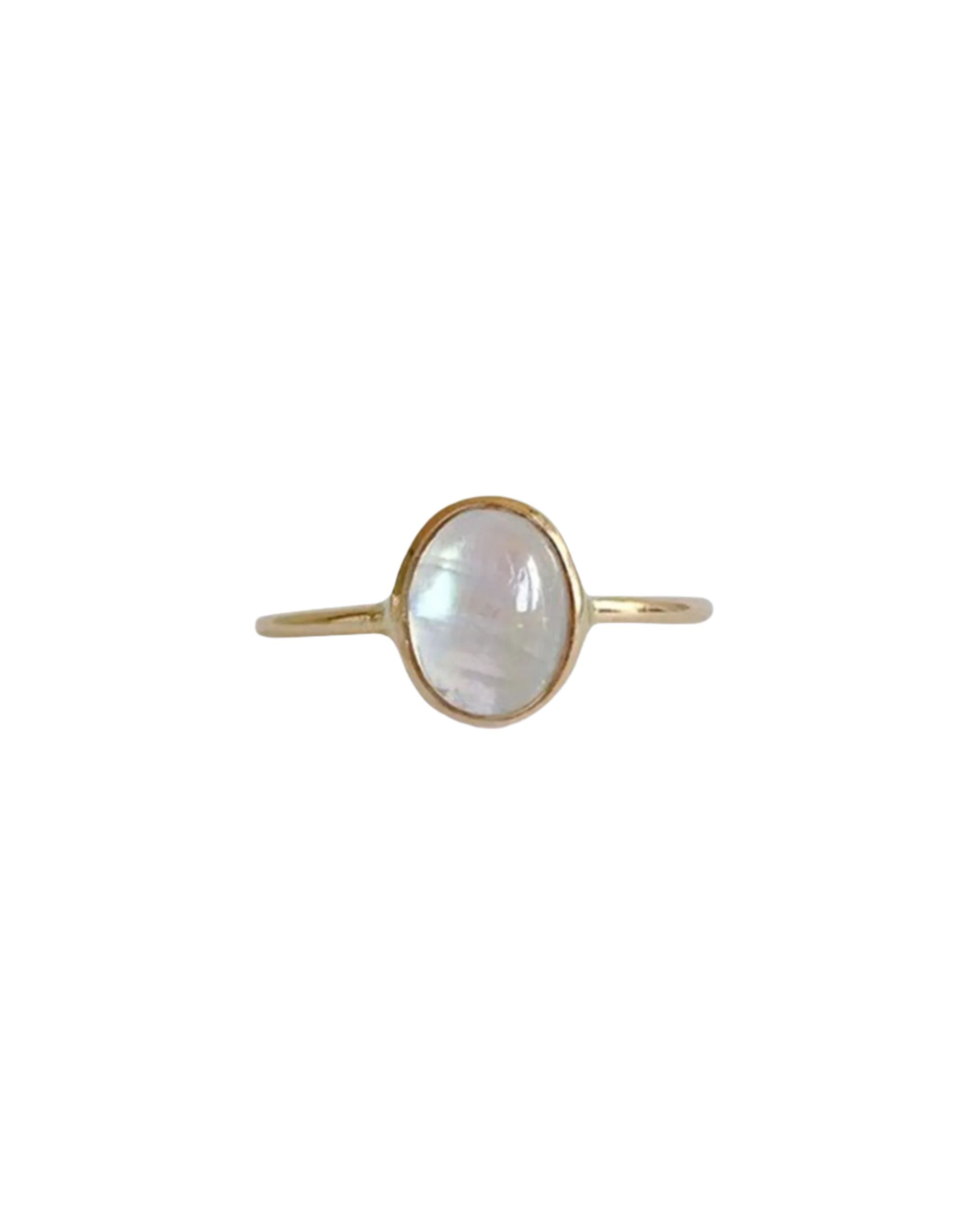 Oval Moonstone Ring