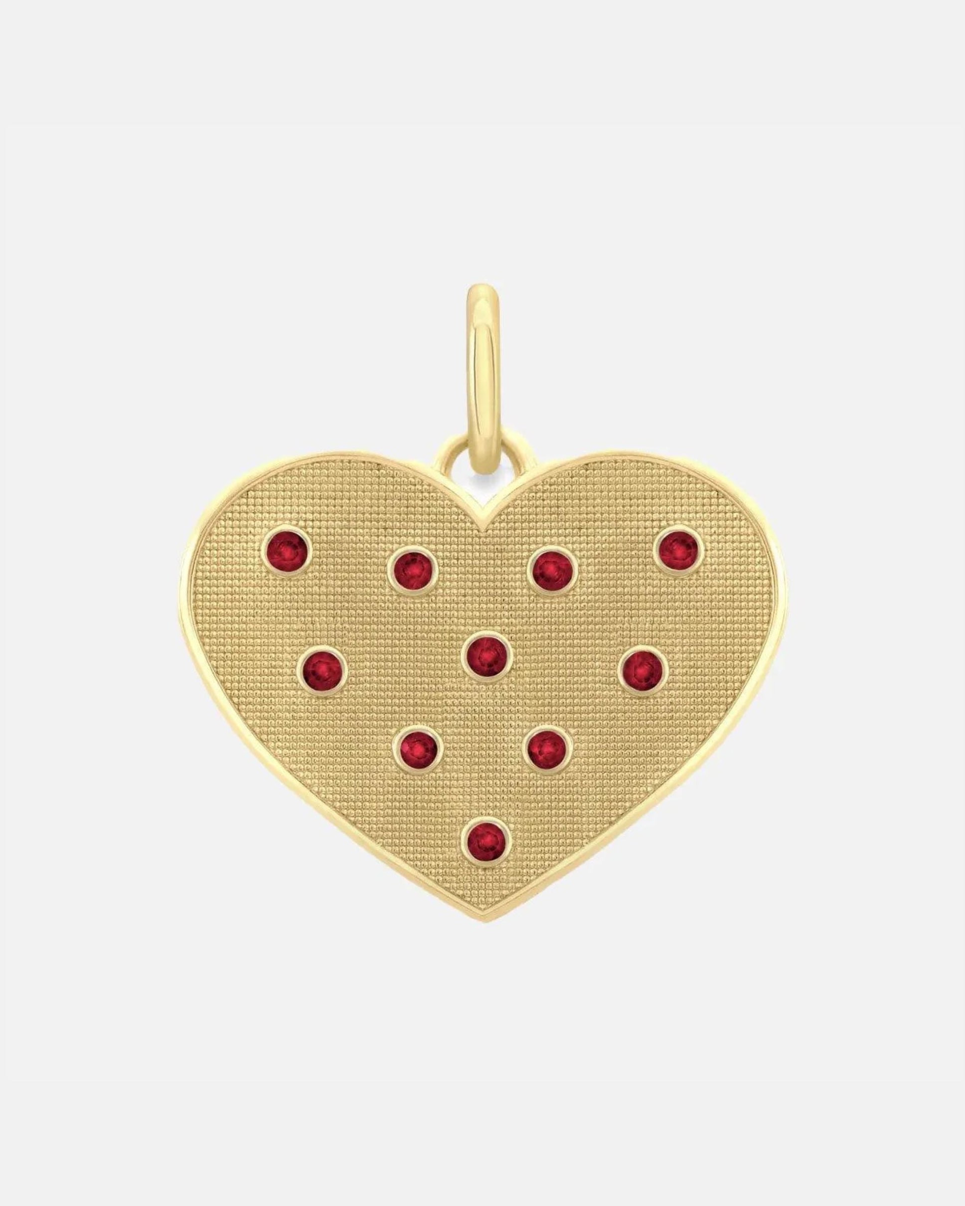 Birthstone Heart Pendant