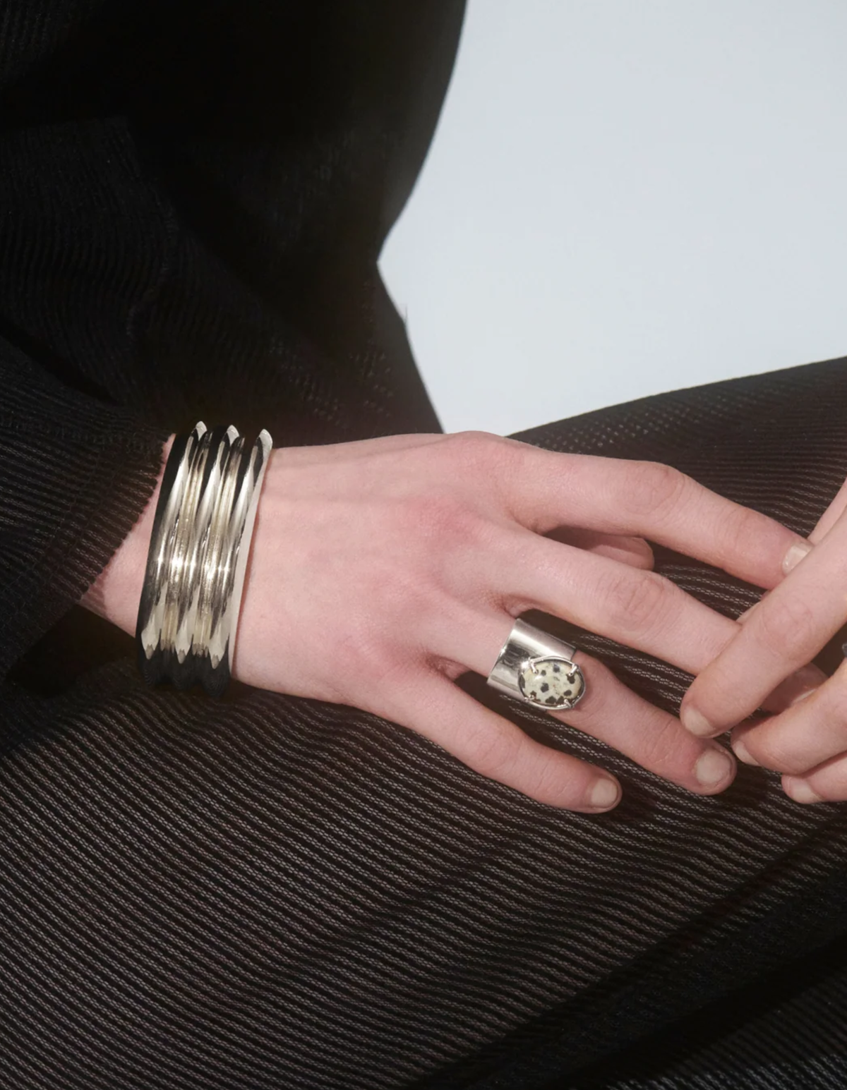 Dalmatian Offset Ring