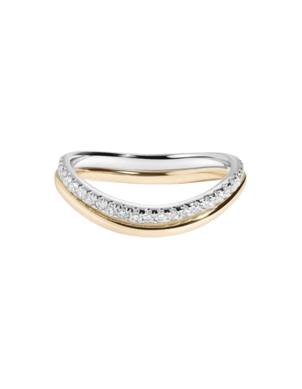 Bossa Nova Band & Diamond Ring Set
