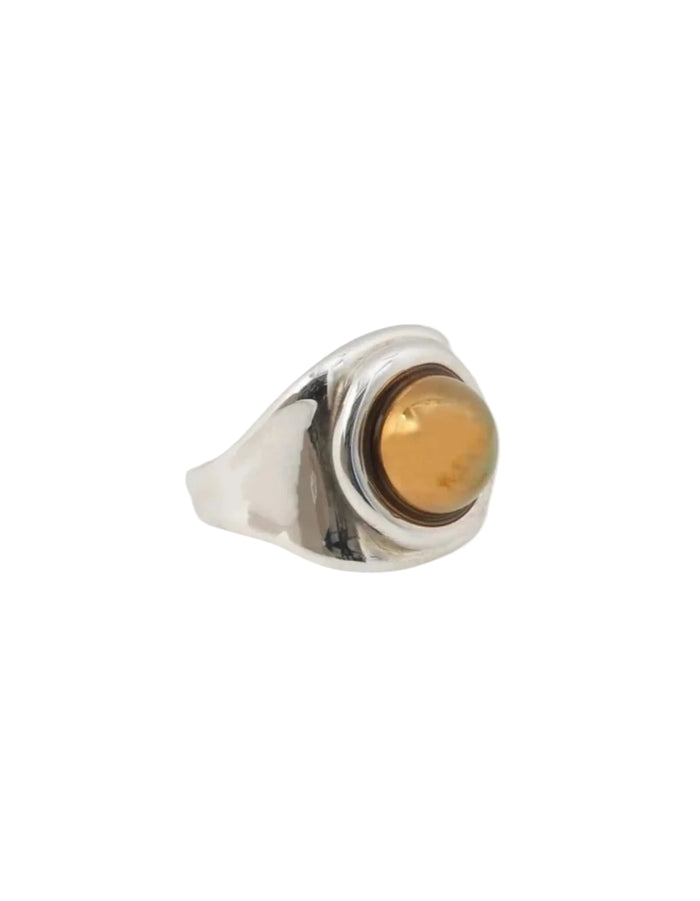 Hemisphere Cabochon Ring by KEANE - At Present Jewelry