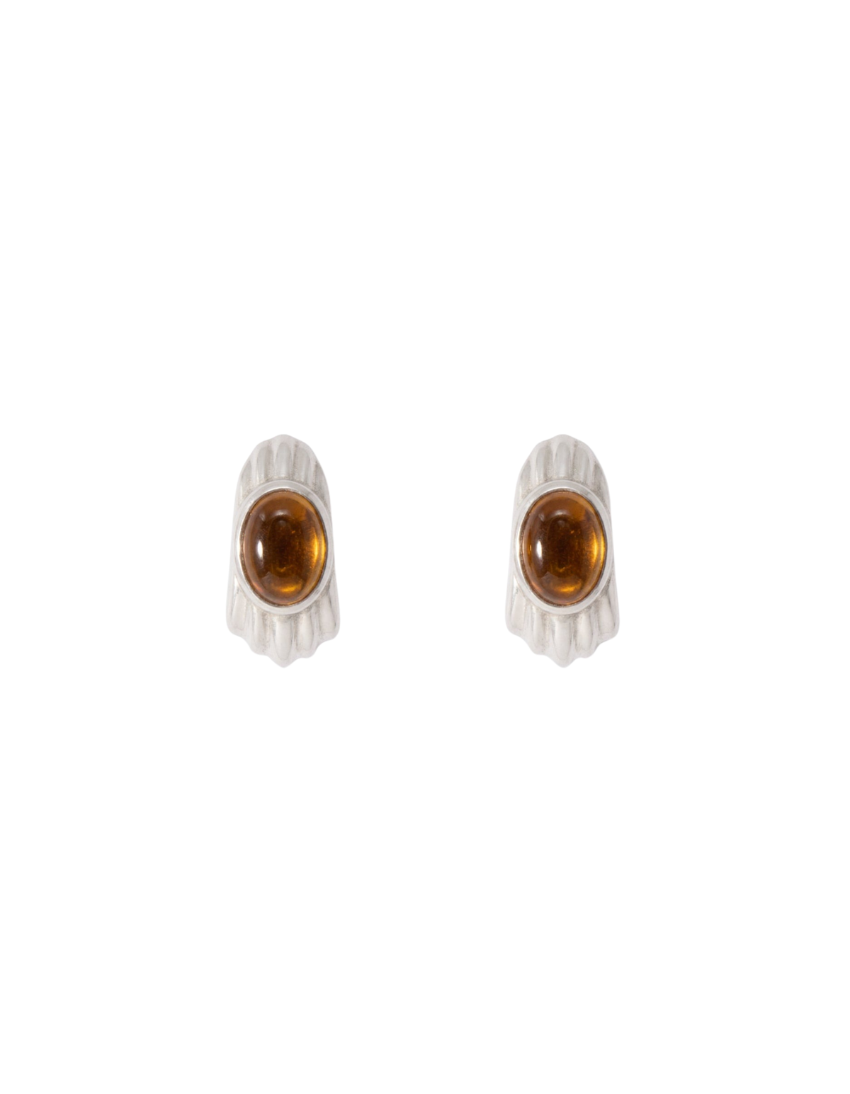 Scallop Hoop Earrings
