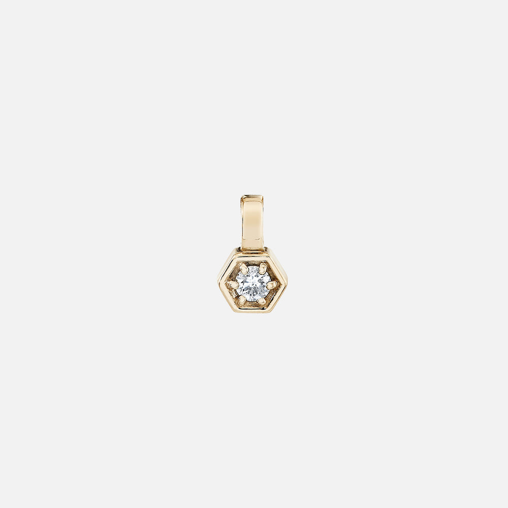 Diamond Hex Pendant by Ariel Gordon Jewelry - At Present Jewelry