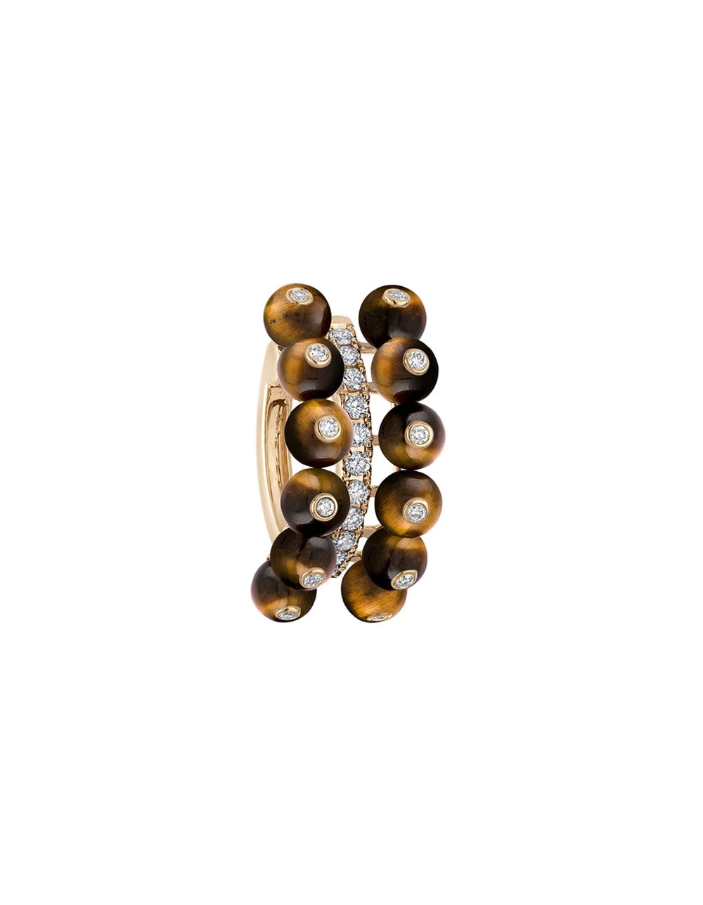 Bubbles Double Row Ear Cuff